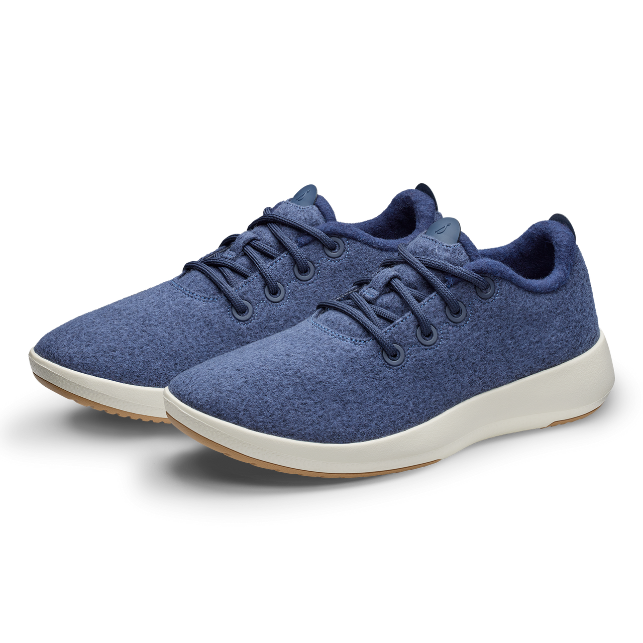 Men's Wool Runner Mizzle - Hazy Indigo (Natural White Sole)