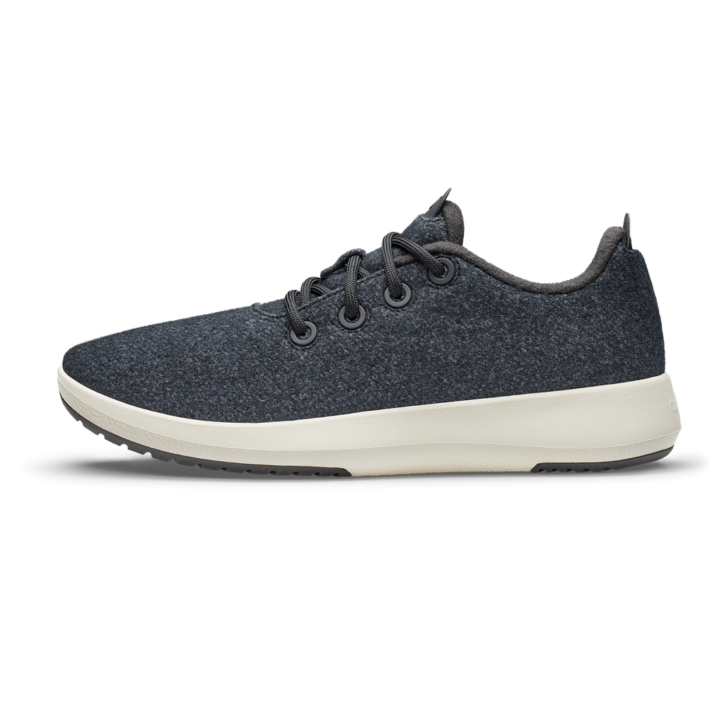 Women's Wool Runner Mizzle - Natural Black (Natural White Sole)