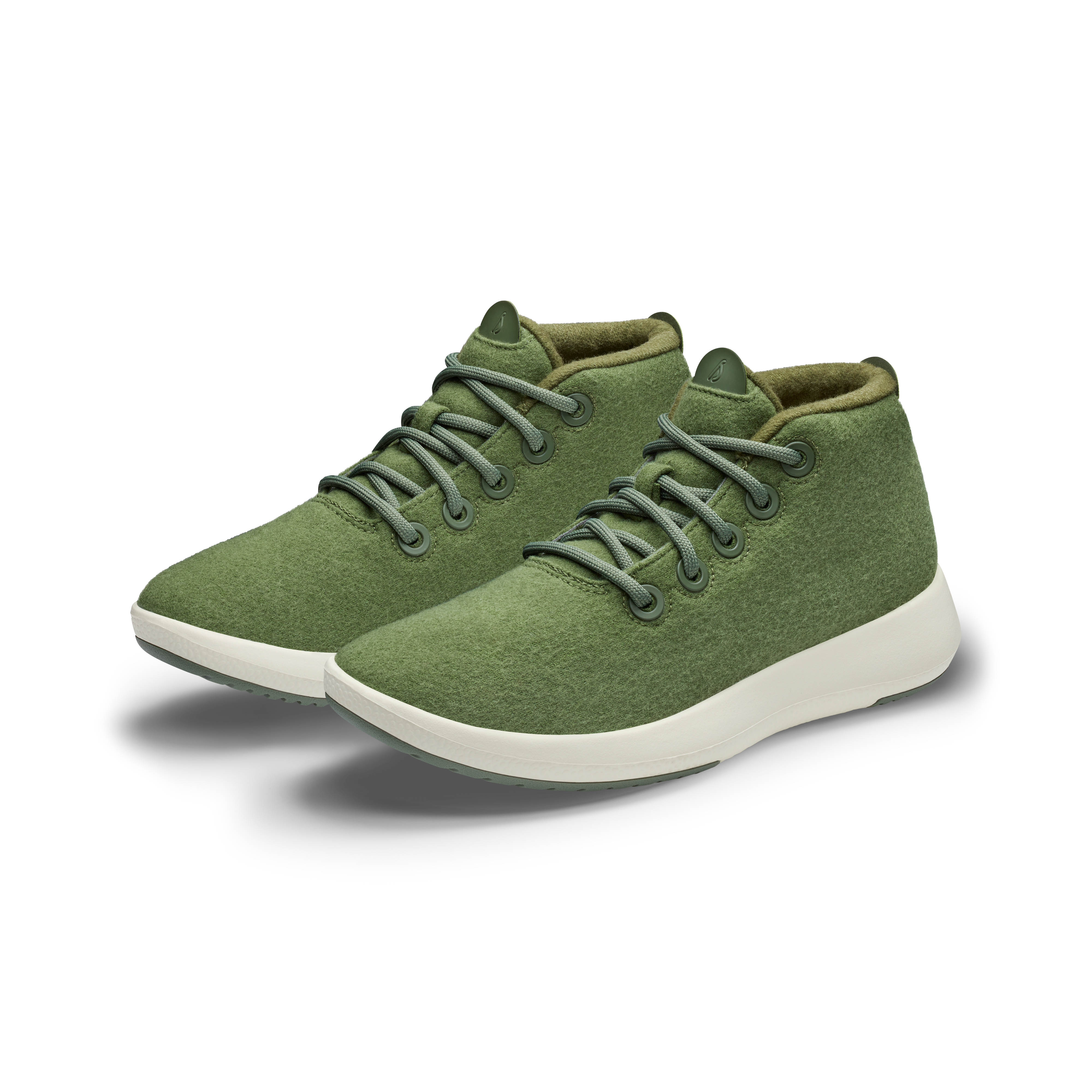 Women's Wool Runner-up Mizzle - Thunder Green (Natural White Sole)