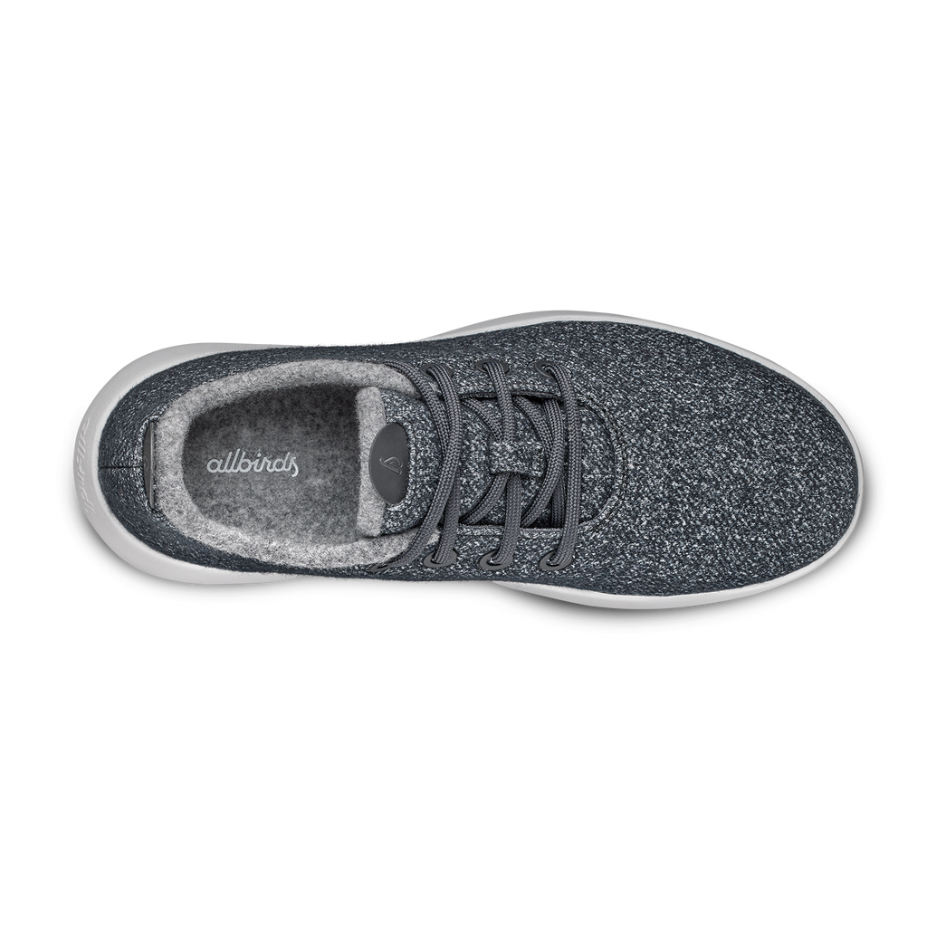 Men's Wool Runner Mizzle - Dark Grey (Light Grey Sole)