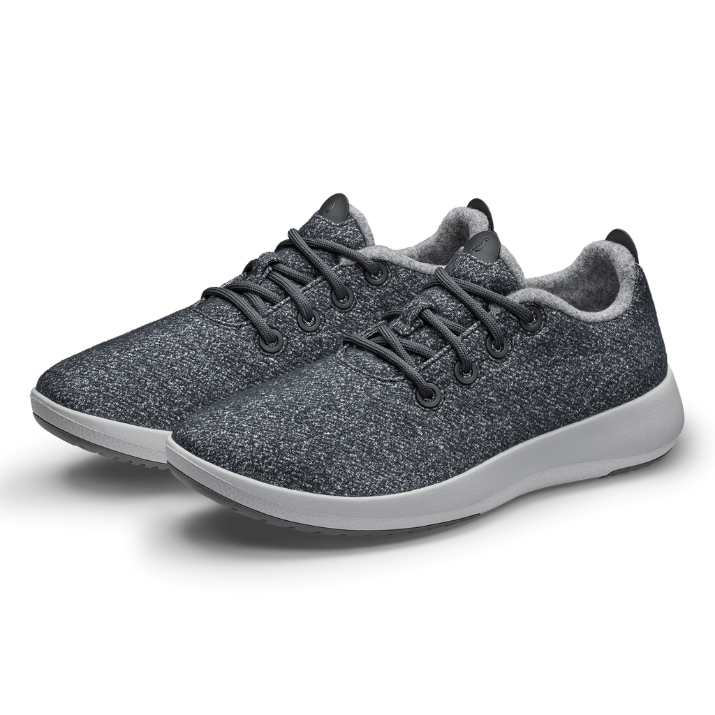 Men's Wool Runner Mizzle - Dark Grey (Light Grey Sole)