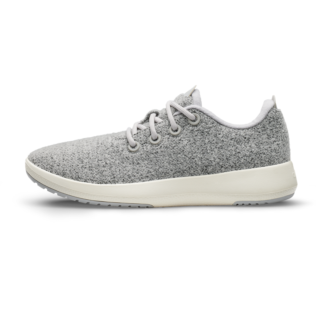 Men's Wool Runner Mizzle - Light Grey (Natural White Sole)