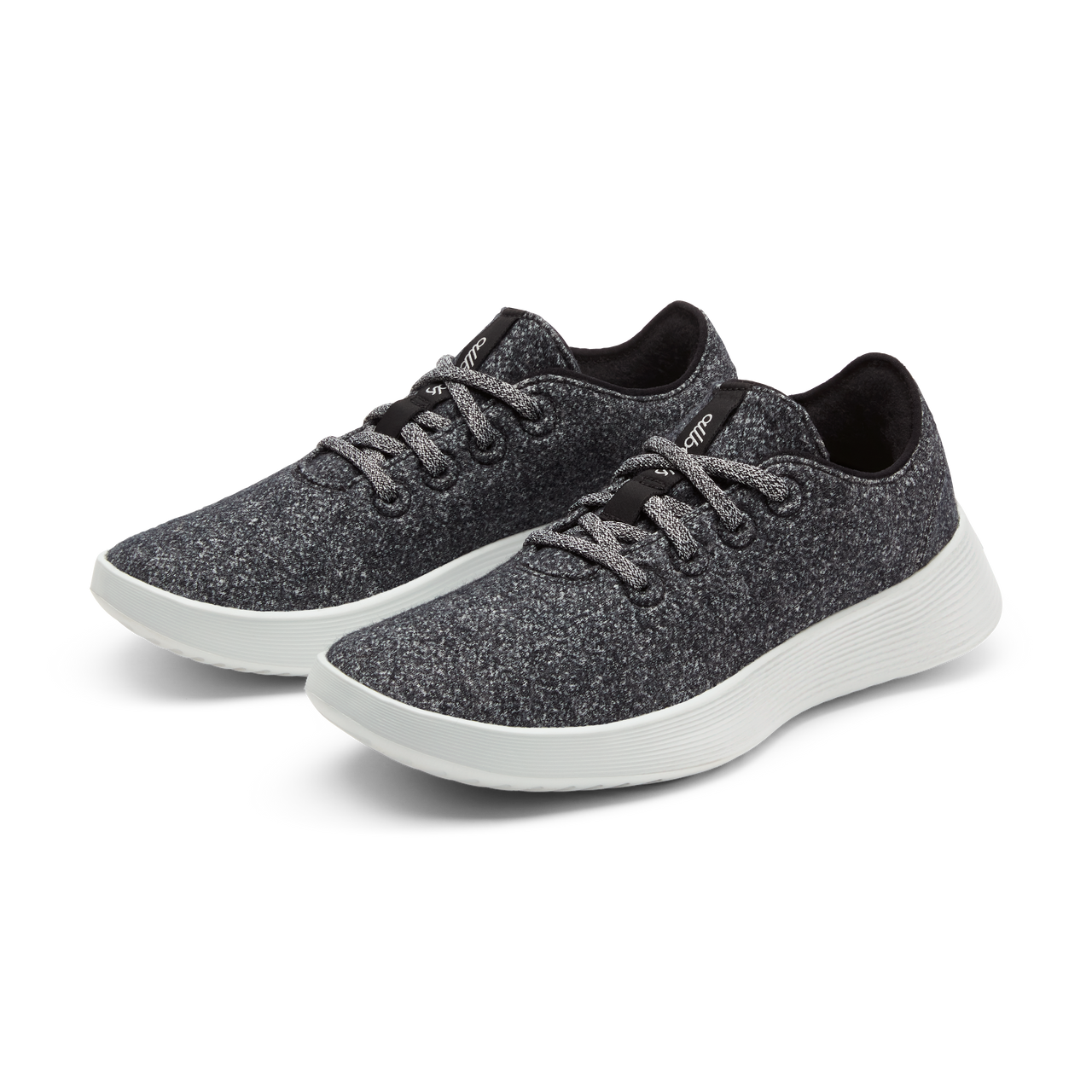 Women's Wool Runner Go - Dark Grey (Light Grey Sole)