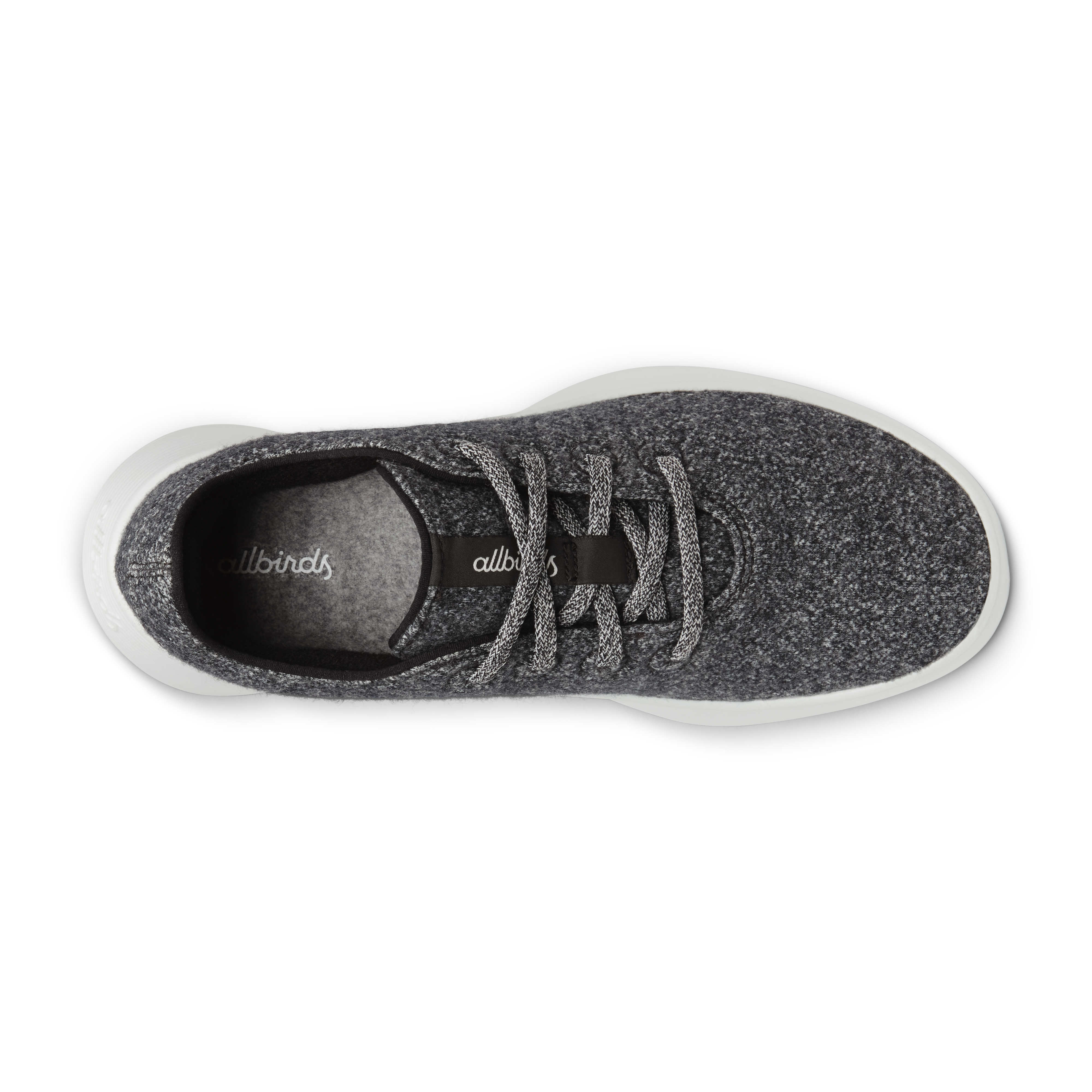 Women's Wool Runner Go - Dark Grey (Light Grey Sole)