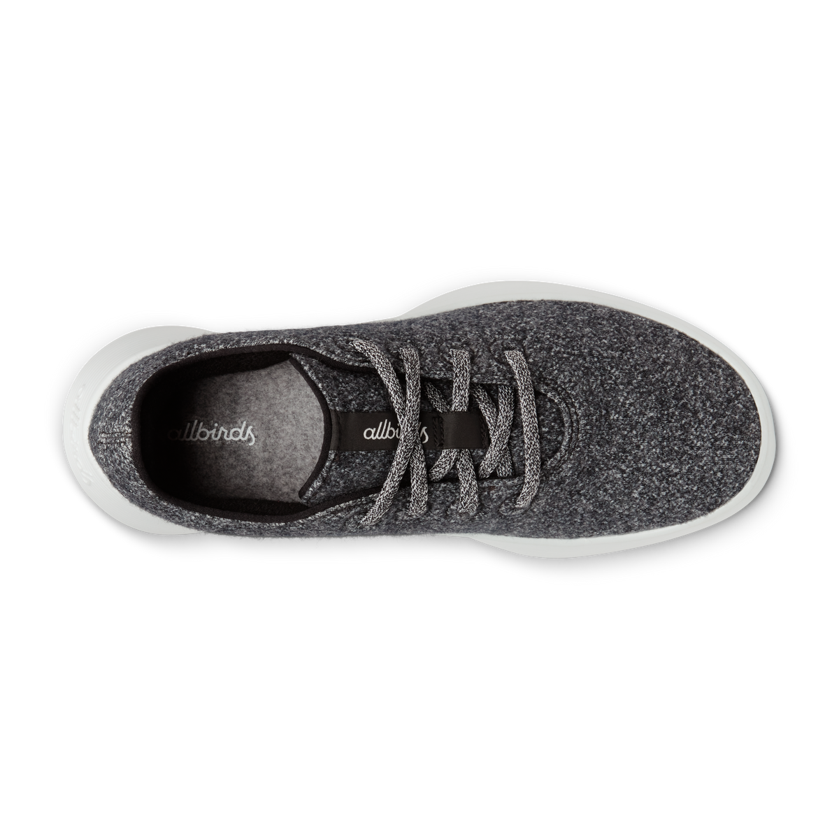 Men's Wool Runner Go - Dark Grey (Light Grey Sole)