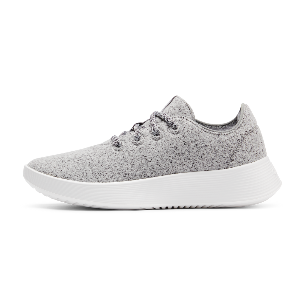 Men's Wool Runner Go - Medium Grey (Blizzard Sole)