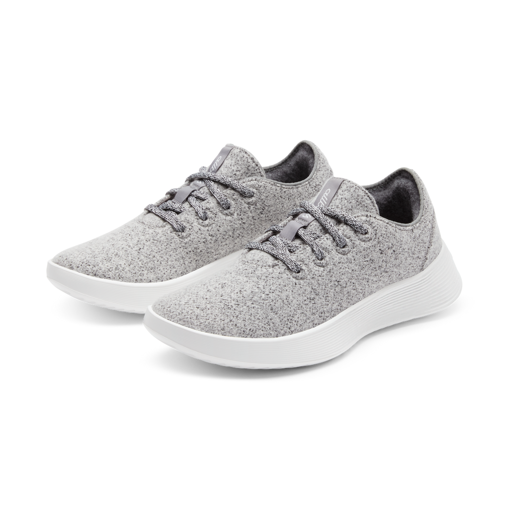 Men's Wool Runner Go - Medium Grey (Blizzard Sole)