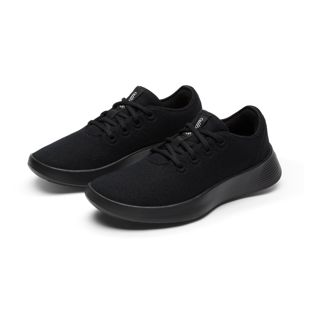 Women's Wool Runner Go - Natural Black (Natural Black Sole)