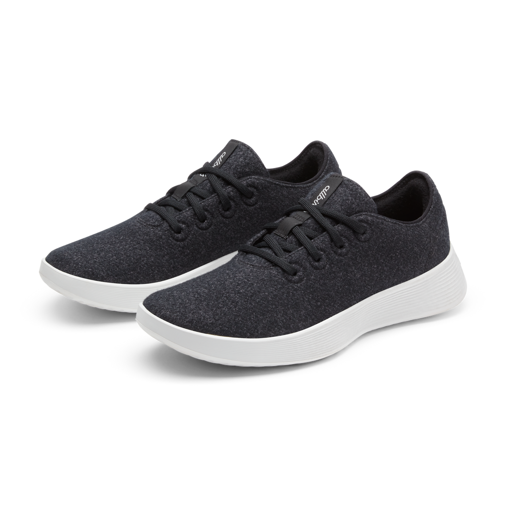 Men's Wool Runner Go - Natural Black (Blizzard Sole)