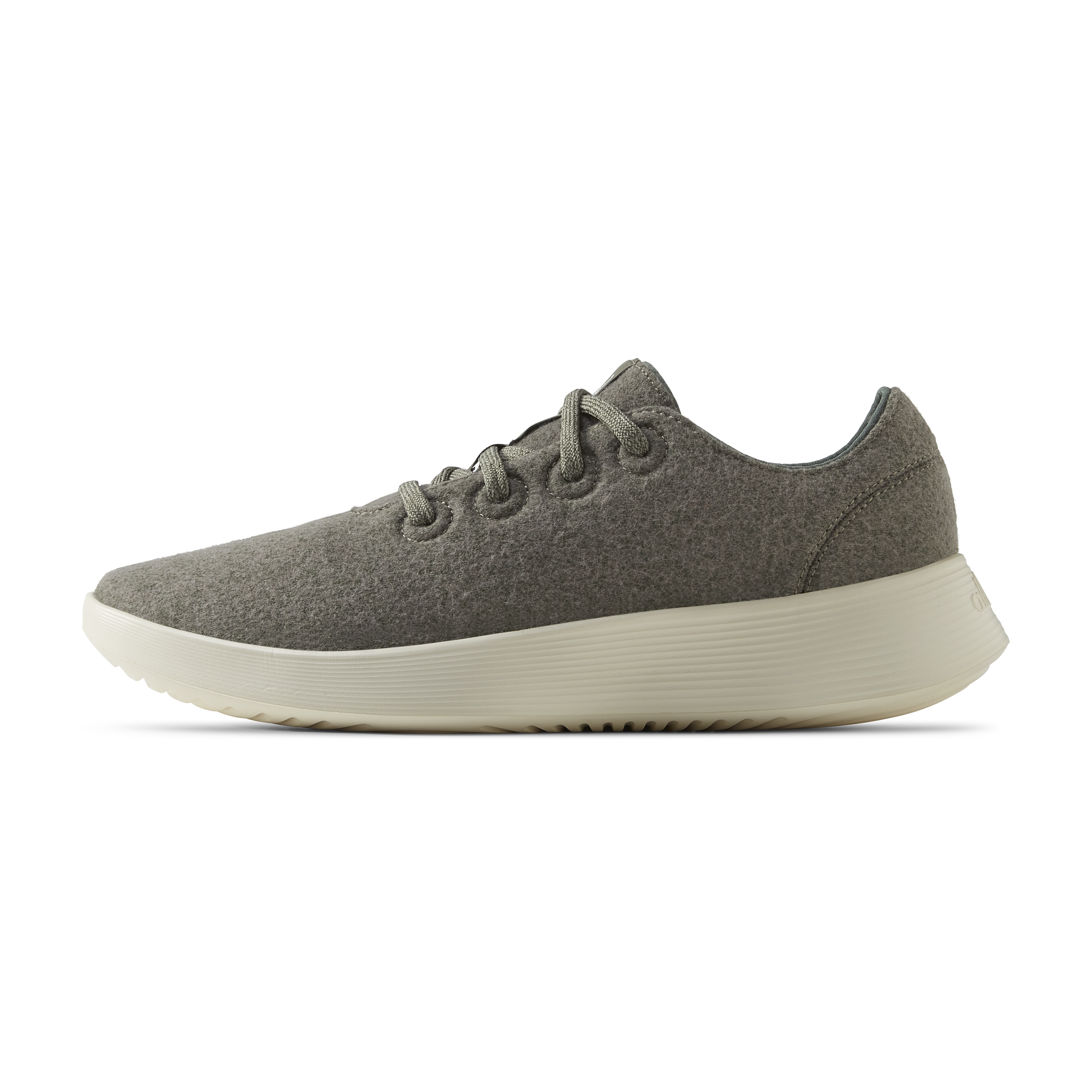Women's Wool Runner Go - Rugged Green (Stony Cream Sole)
