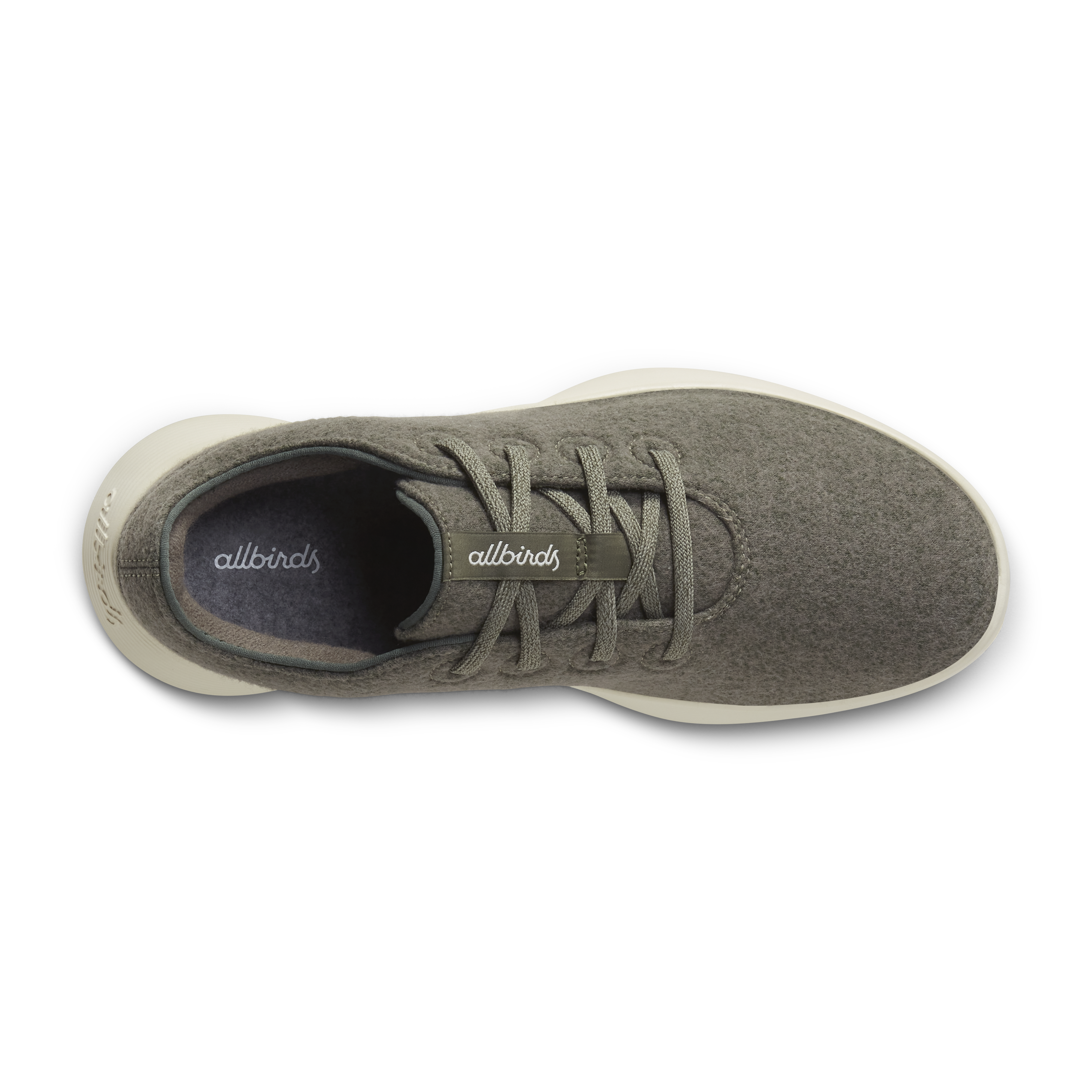 Women's Wool Runner Go - Rugged Green (Stony Cream Sole)