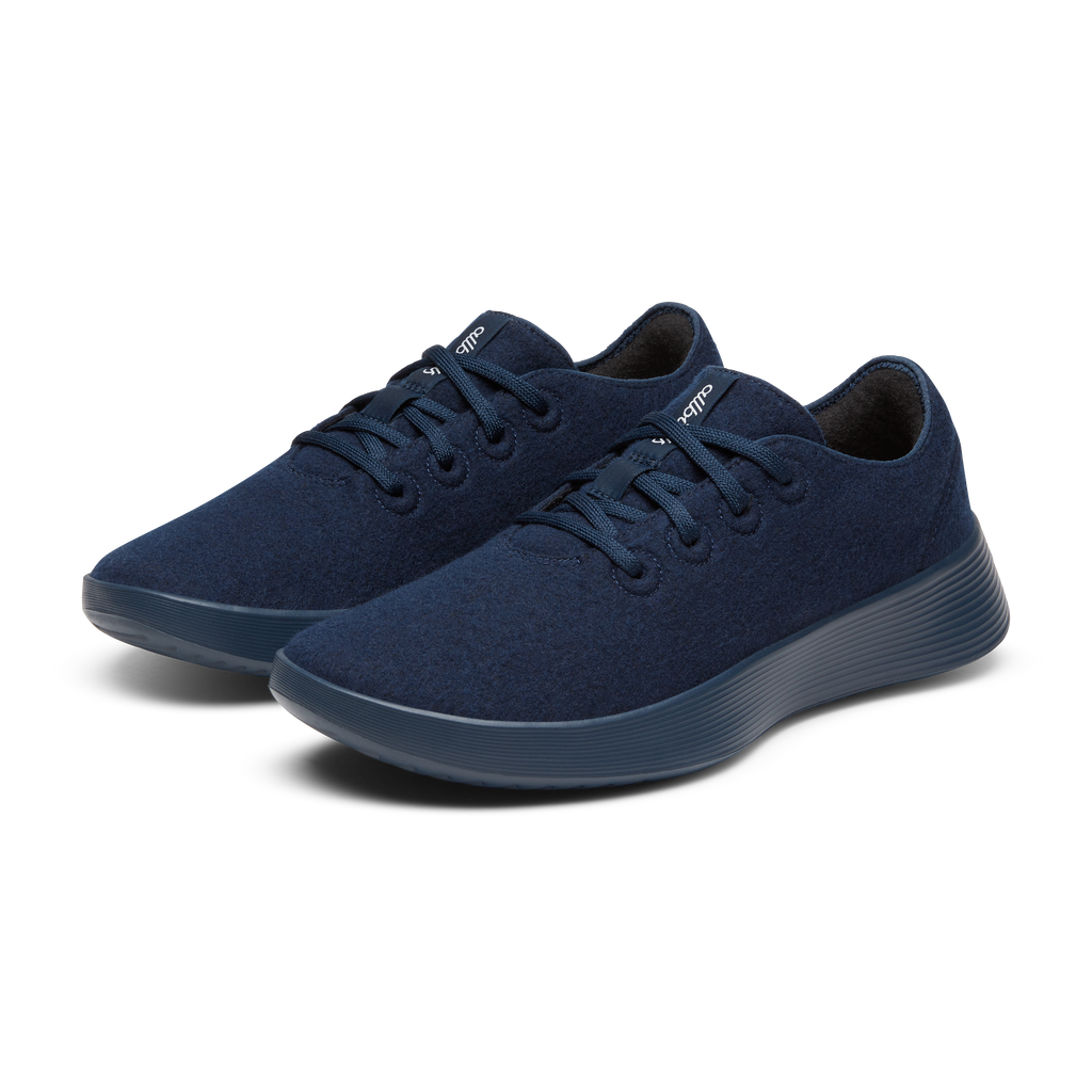 Women's Wool Runner Go - Deep Navy (True Navy Sole)