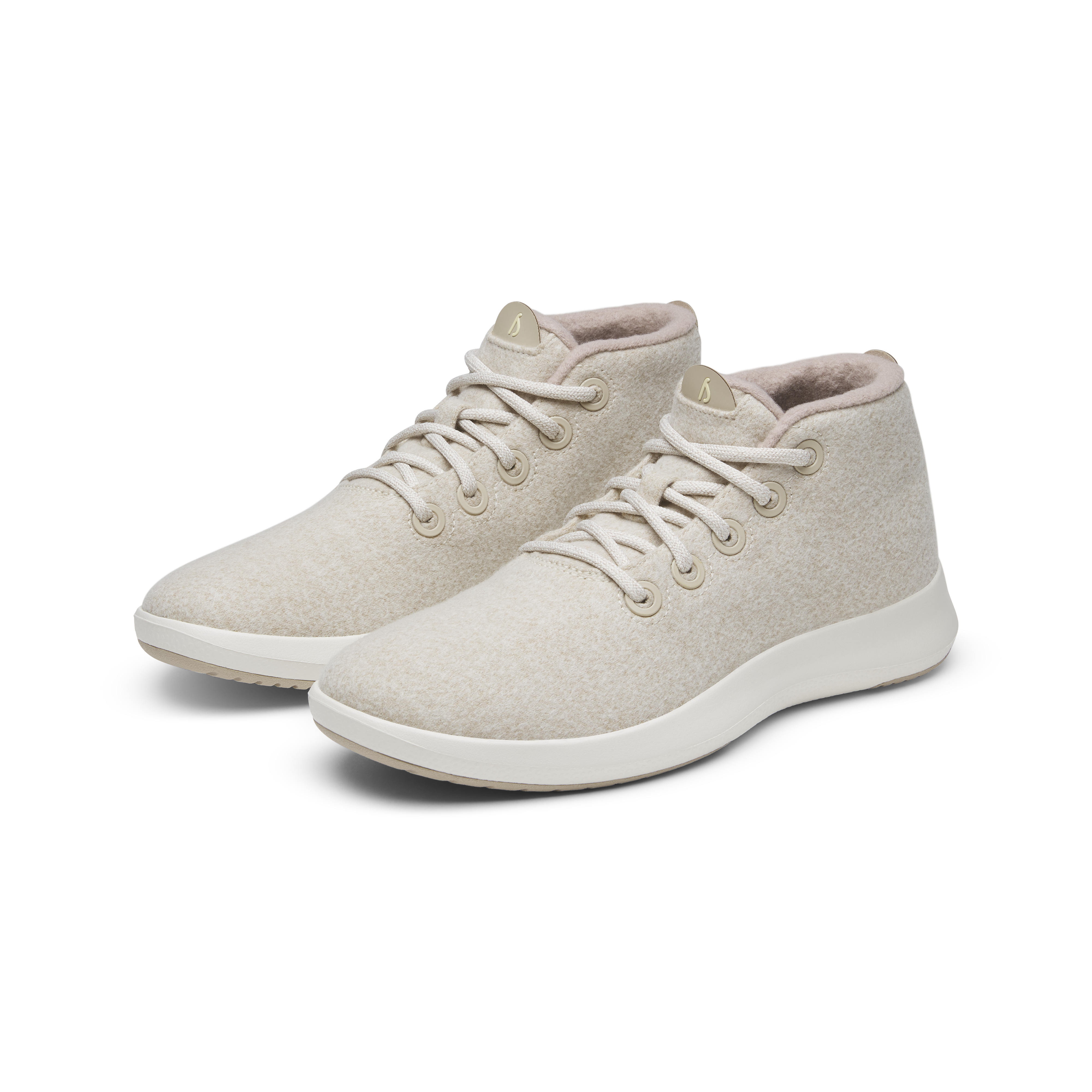 Men's Wool Runner-up Mizzle - Stony Cream (Natural White Sole)