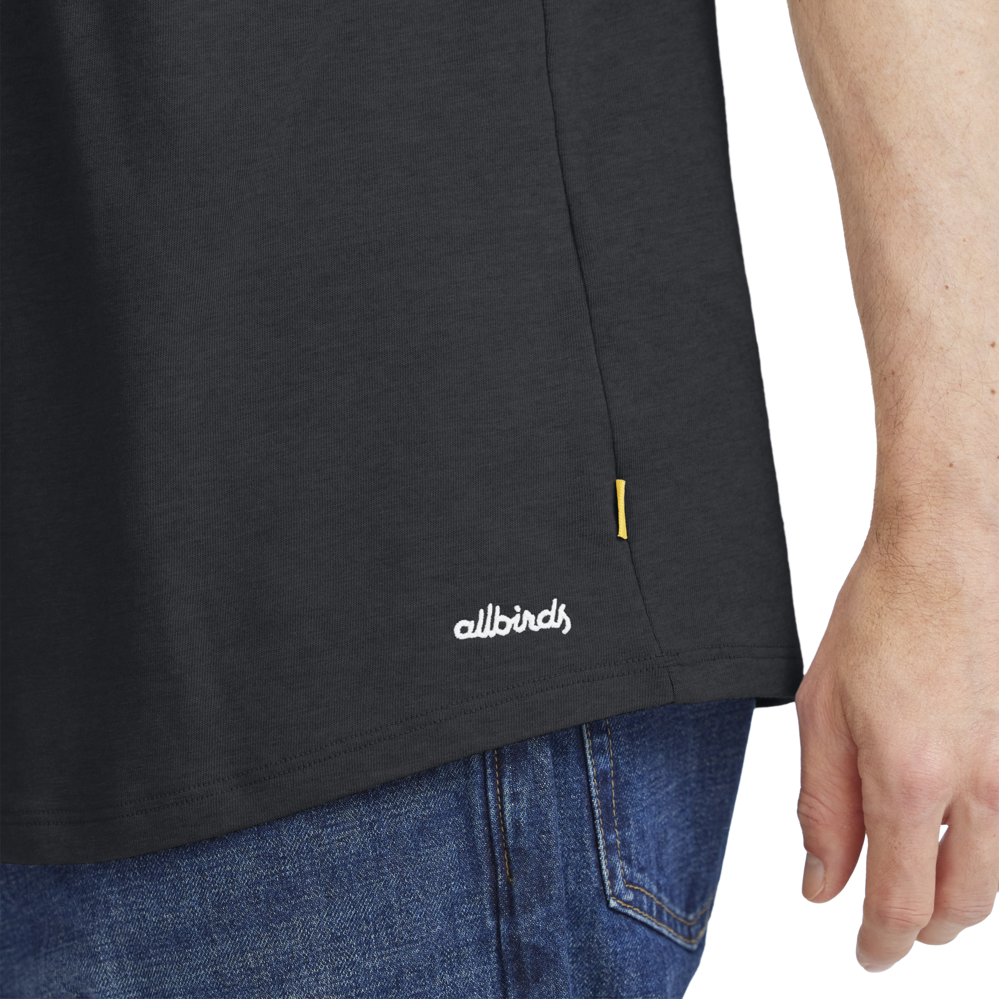 Men's Soft Merino Tee - True Black