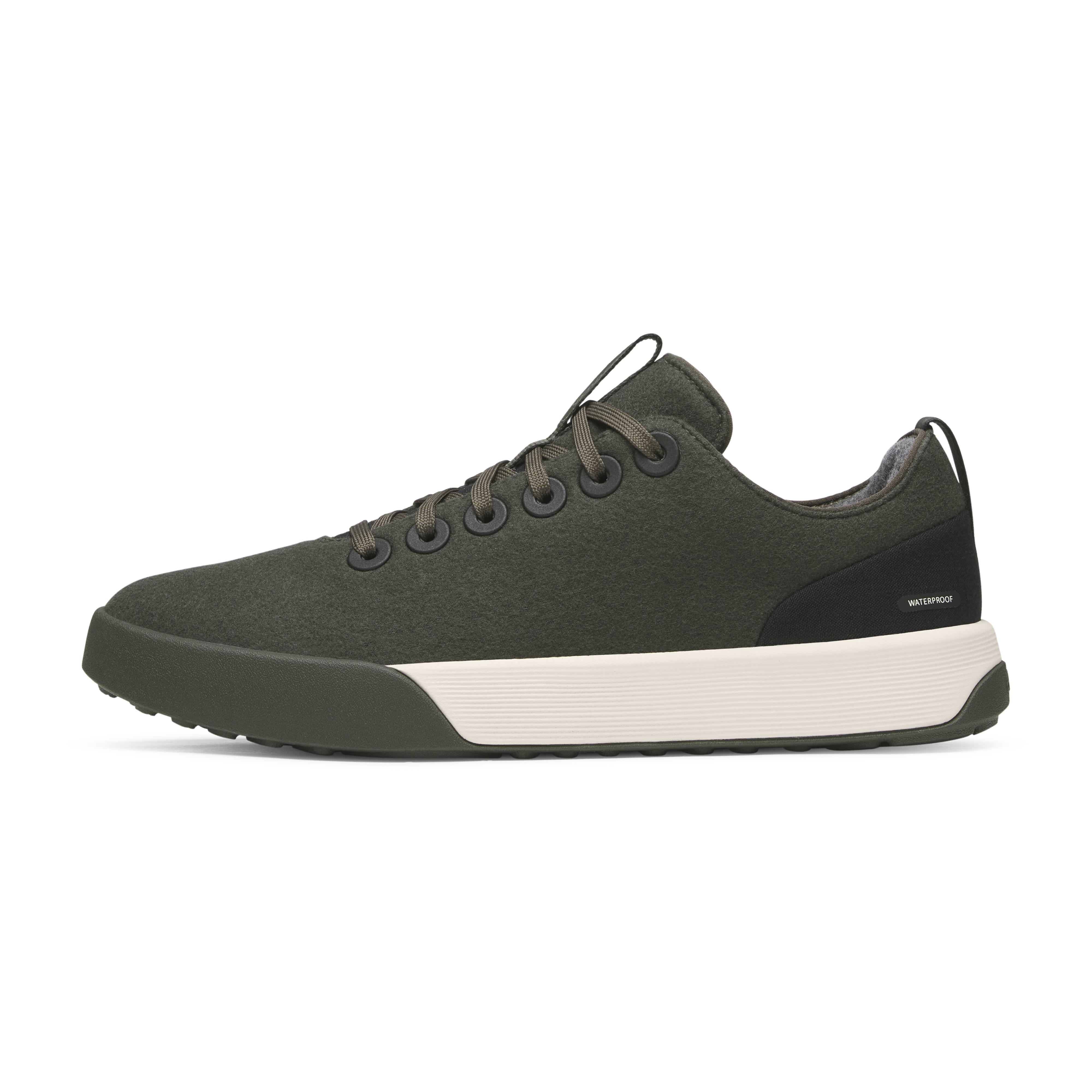 Men's Wool Cruiser Waterproof - Dark Jungle (Stony Cream Sole)