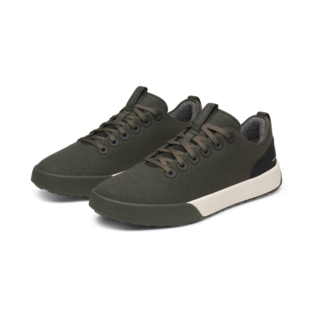 Men's Wool Cruiser Waterproof - Dark Jungle (Stony Cream Sole)