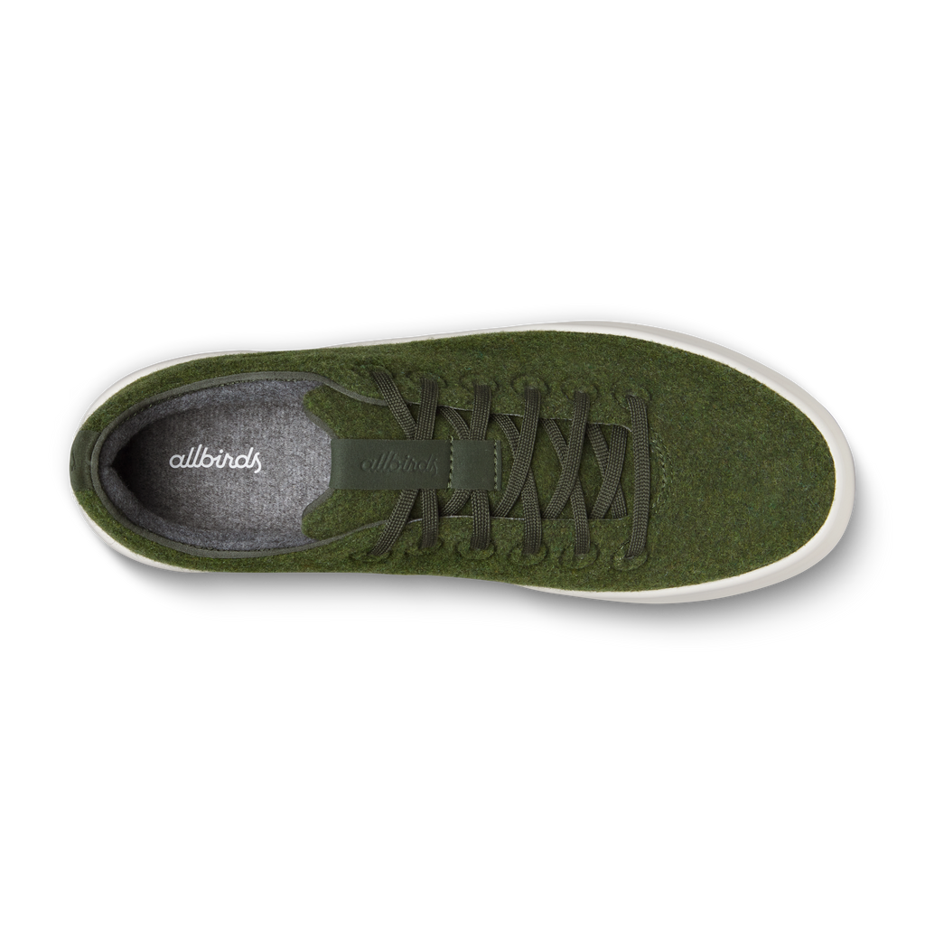 Men's Wool Cruiser - Forest Green (Natural White Sole)