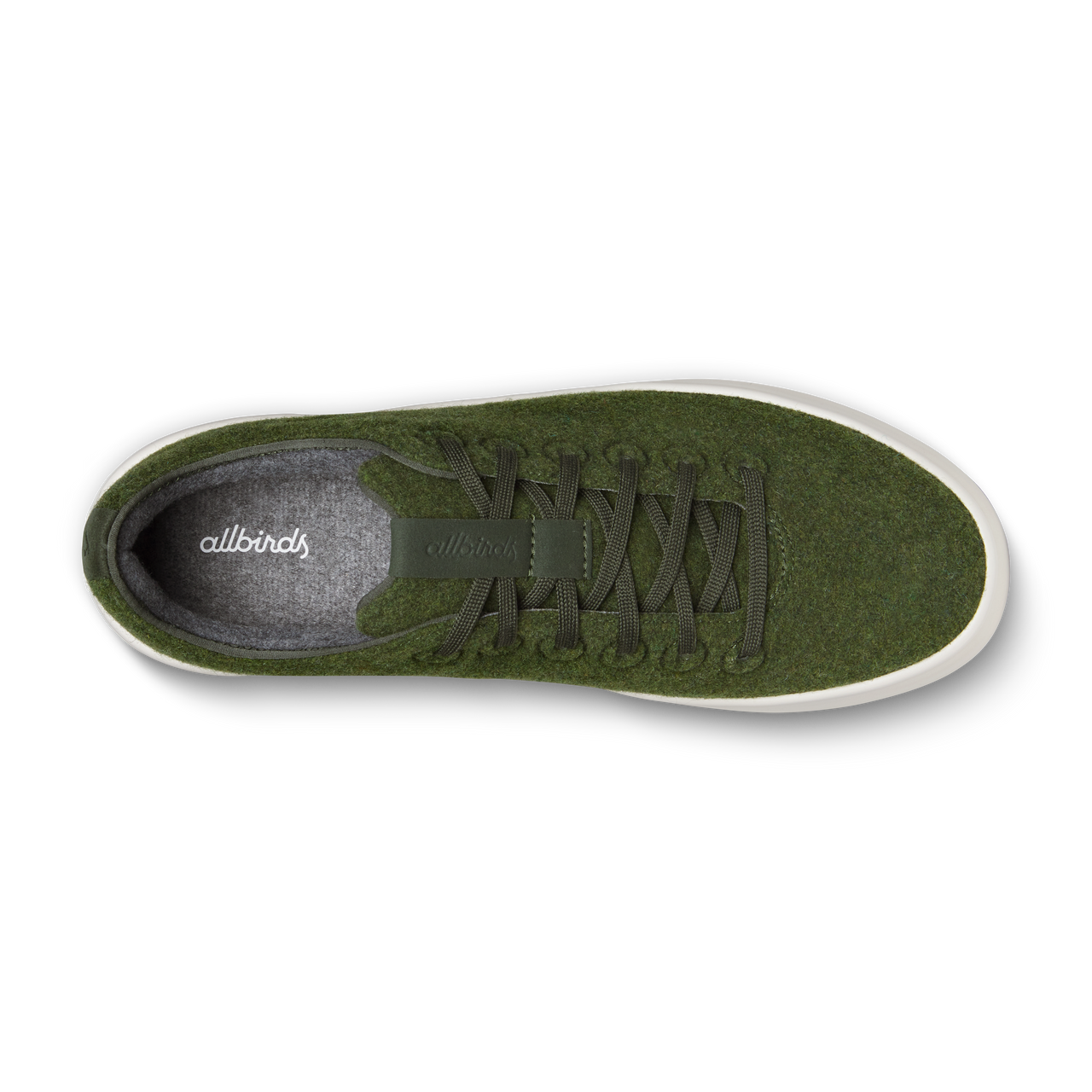 Men's Wool Cruiser - Forest Green (Natural White Sole)