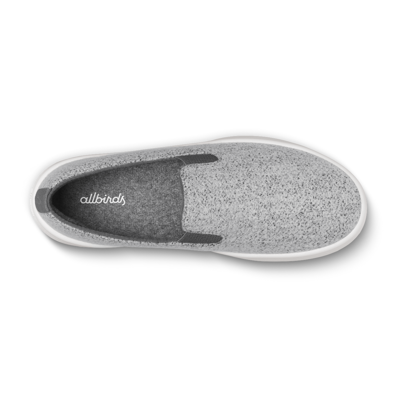 Men's Wool Cruiser Slip On - Medium Grey (Blizzard Sole)