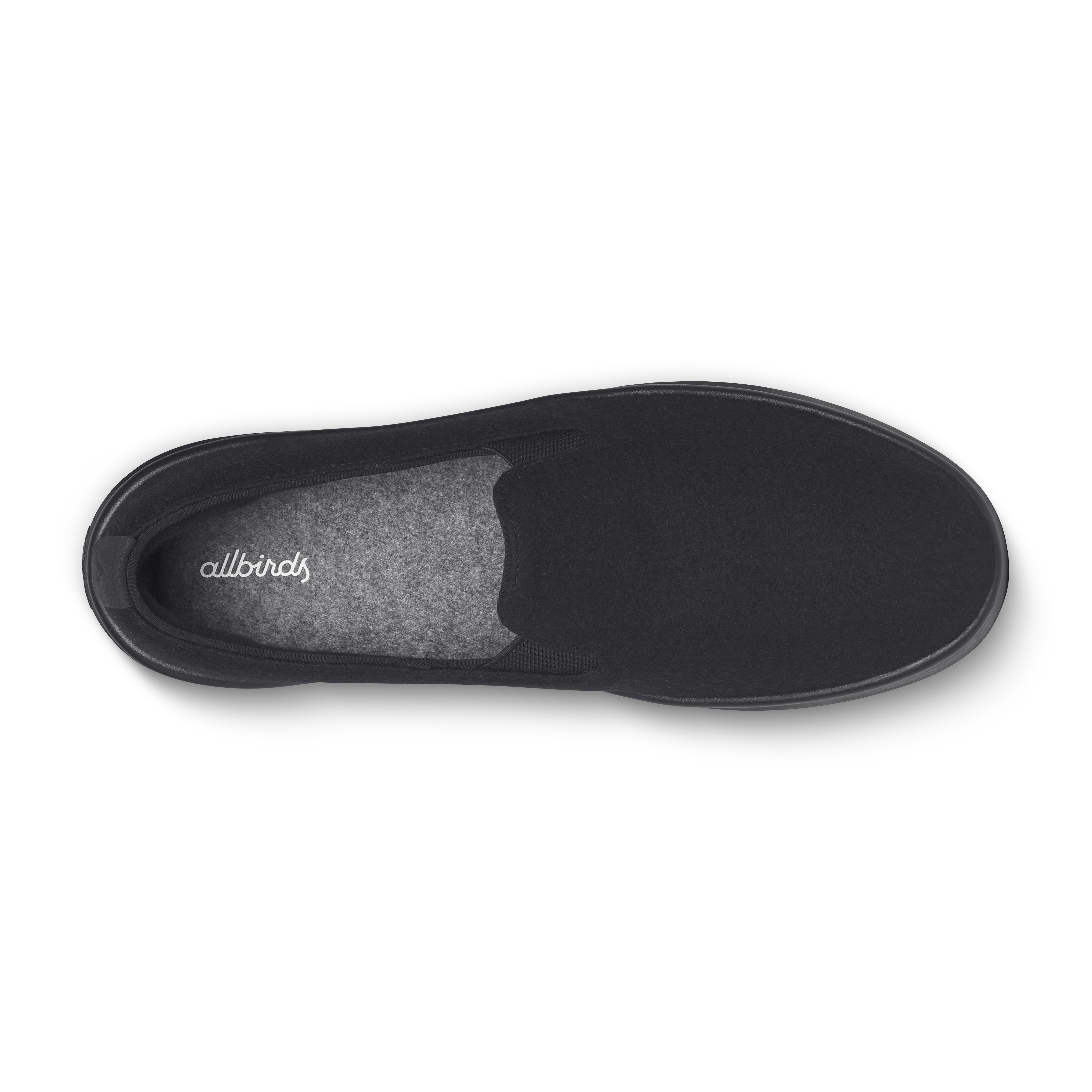 Women's Wool Cruiser Slip On - Natural Black (Natural Black Sole)