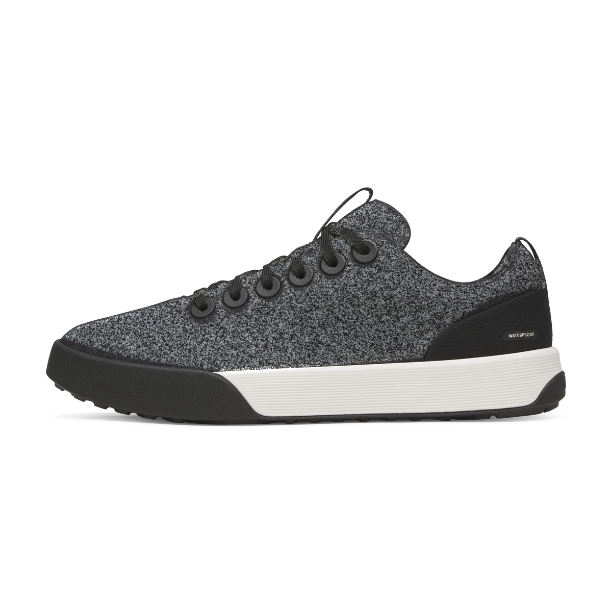 Women's Wool Cruiser Waterproof - Natural Black (Natural White Sole)