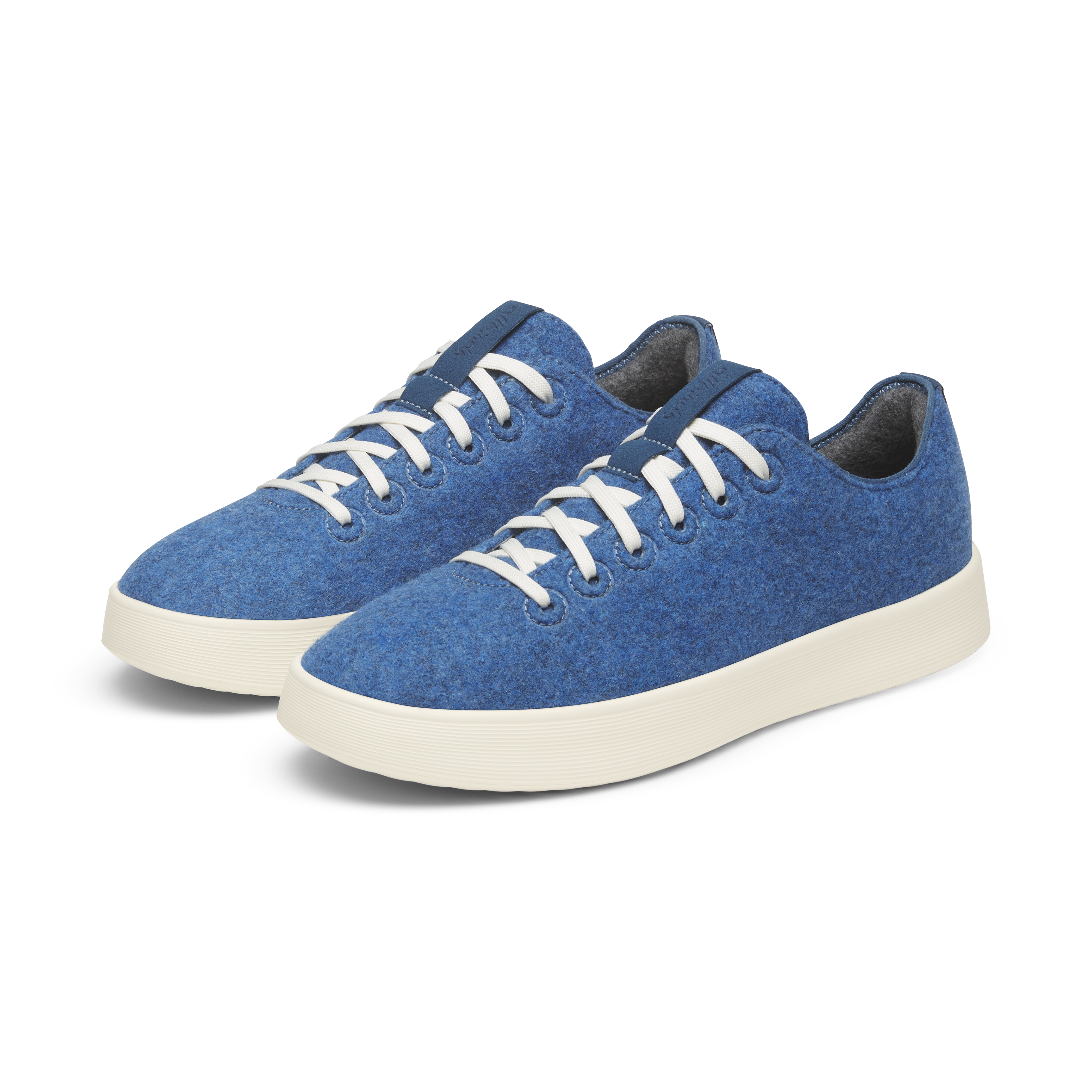 Men's Wool Cruiser - Sapphire Blue (Natural White Sole)