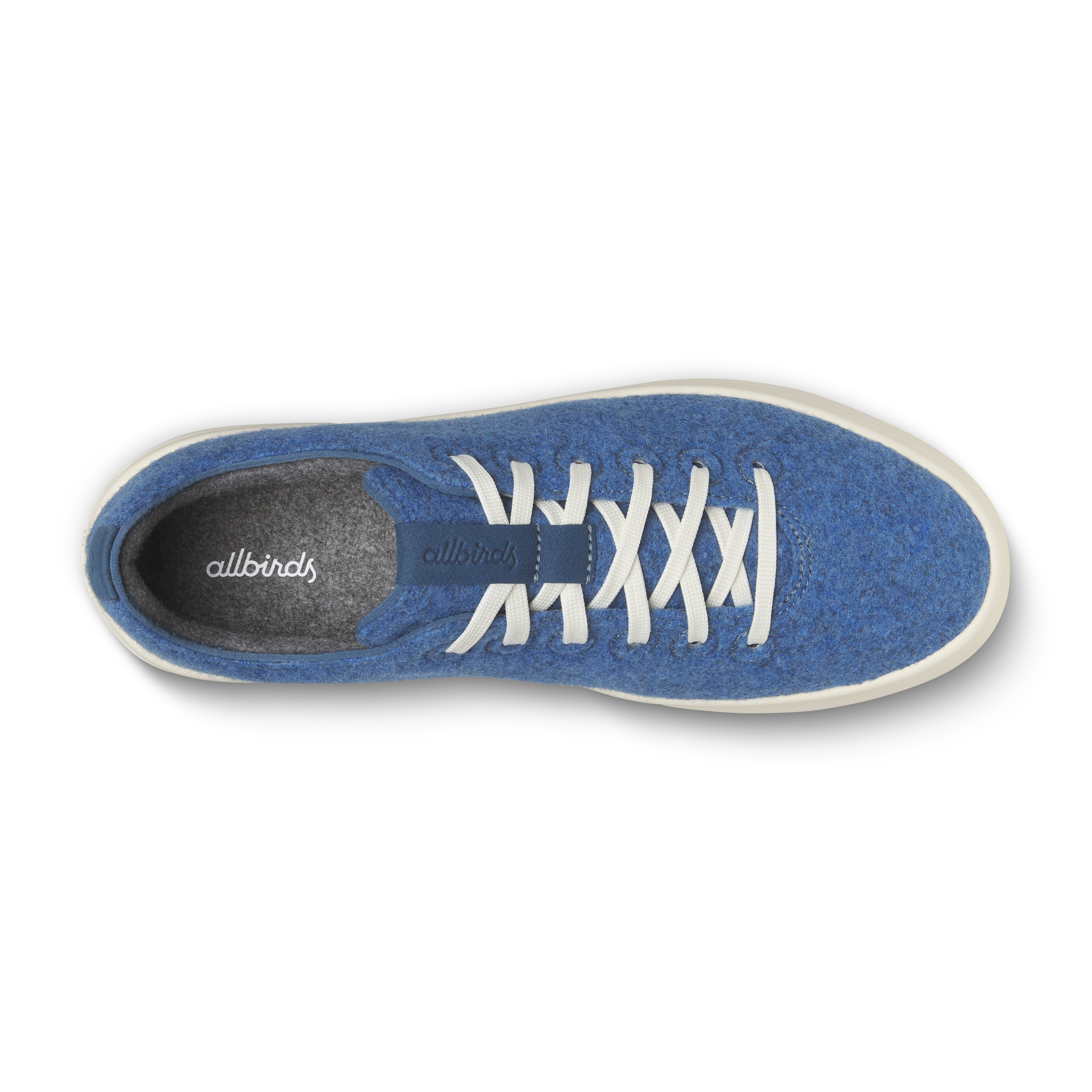 Men's Wool Cruiser - Sapphire Blue (Natural White Sole)