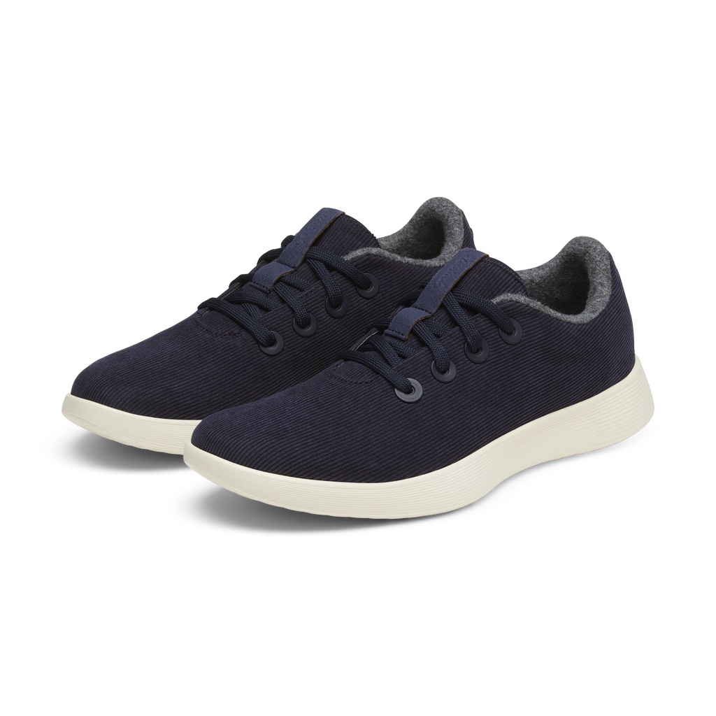 Men's Runner NZ Corduroy - Dark Navy (Stony Cream Sole)