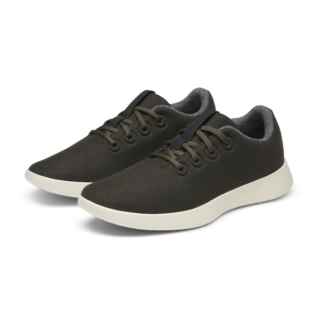 Men's Wool Runner NZ - Dark Jungle (Stony Cream Sole)