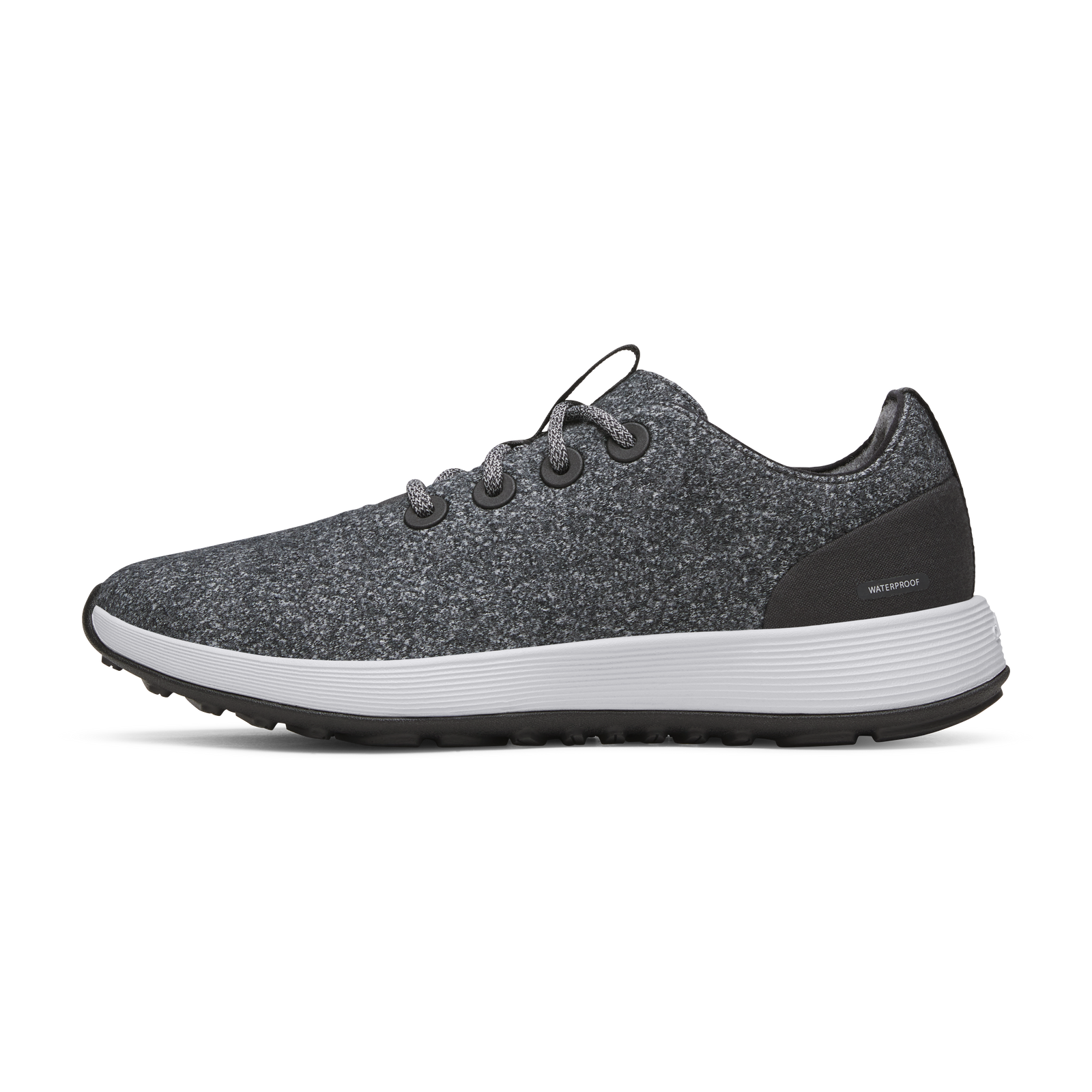 Men's Wool Runner NZ Waterproof - Dark Grey (Light Grey Sole)