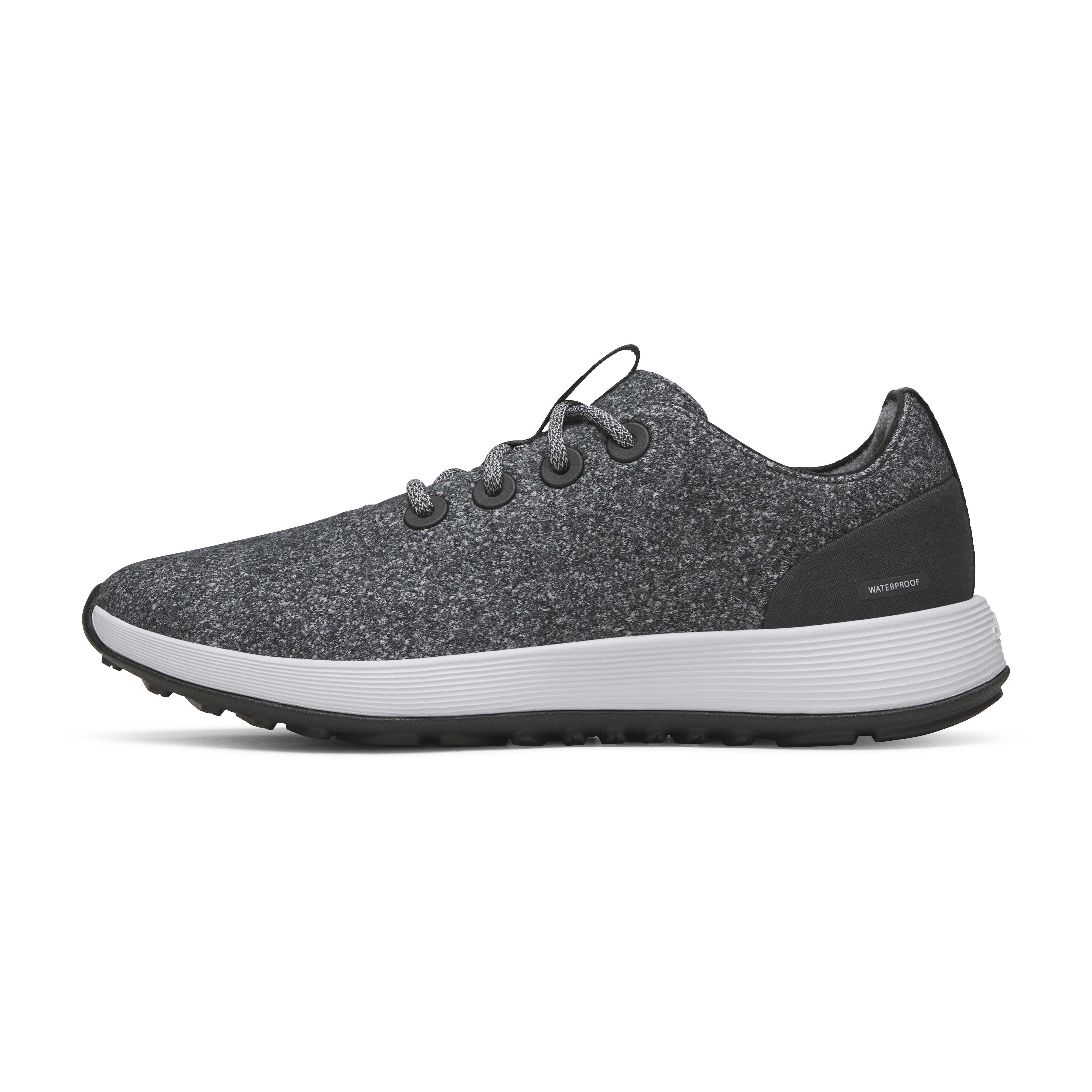 Women's Wool Runner NZ Waterproof - Dark Grey (Light Grey Sole)