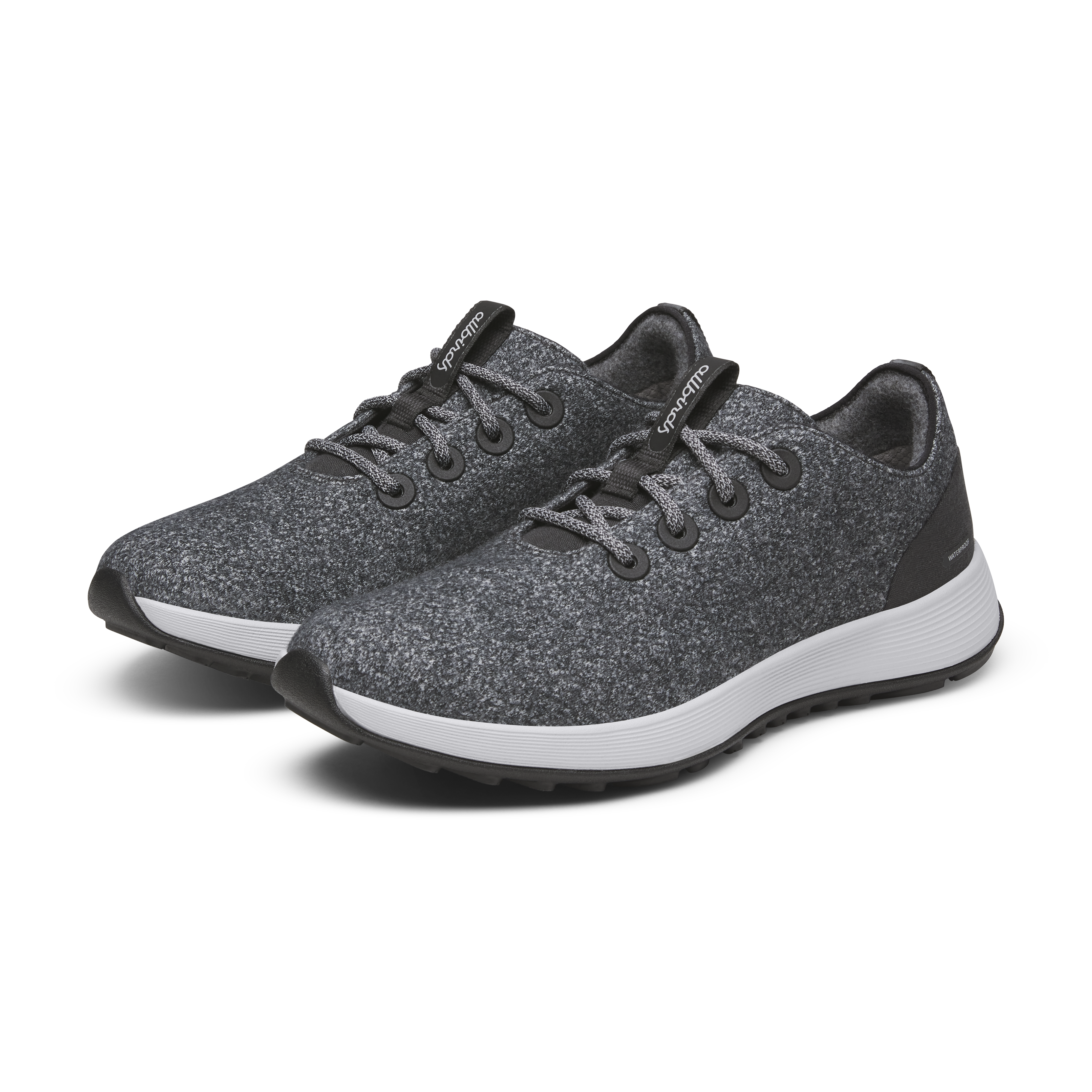 Men's Wool Runner NZ Waterproof - Dark Grey (Light Grey Sole)
