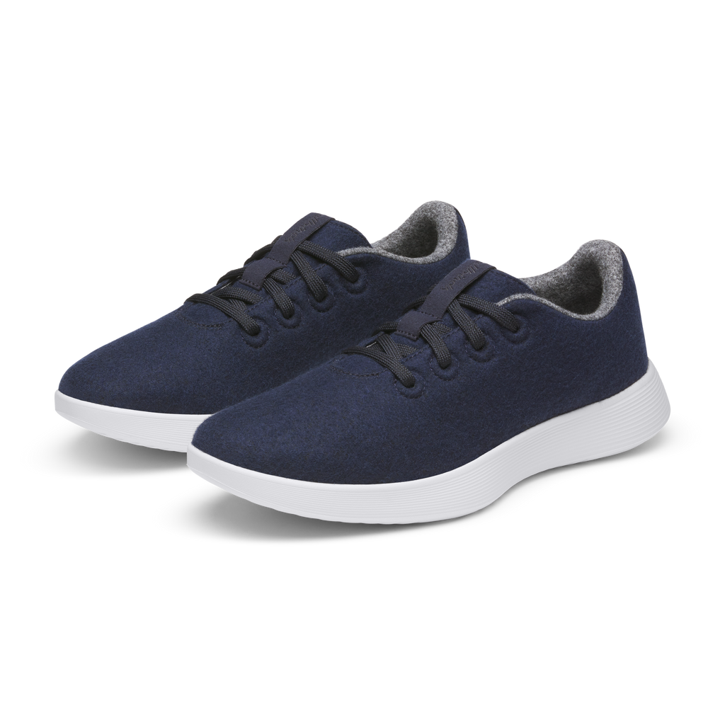 Men's Wool Runner NZ - Dark Navy (Blizzard Sole)