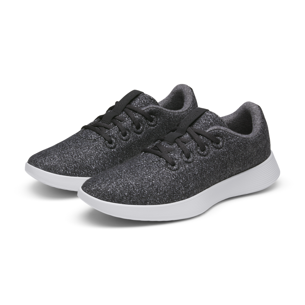 Women's Wool Runner NZ - Dark Grey (Light Grey Sole)