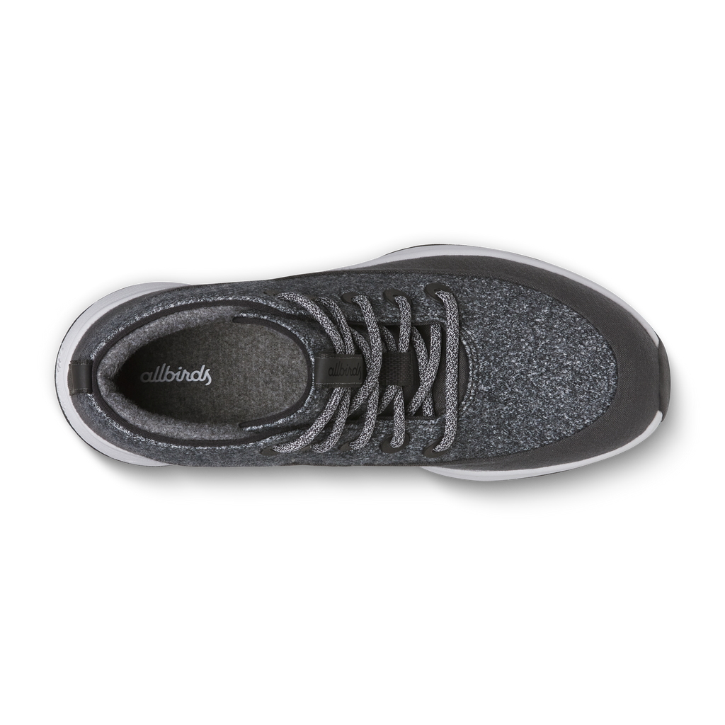Men's Wool Runner NZ Mid Waterproof - Dark Grey (Light Grey Sole)