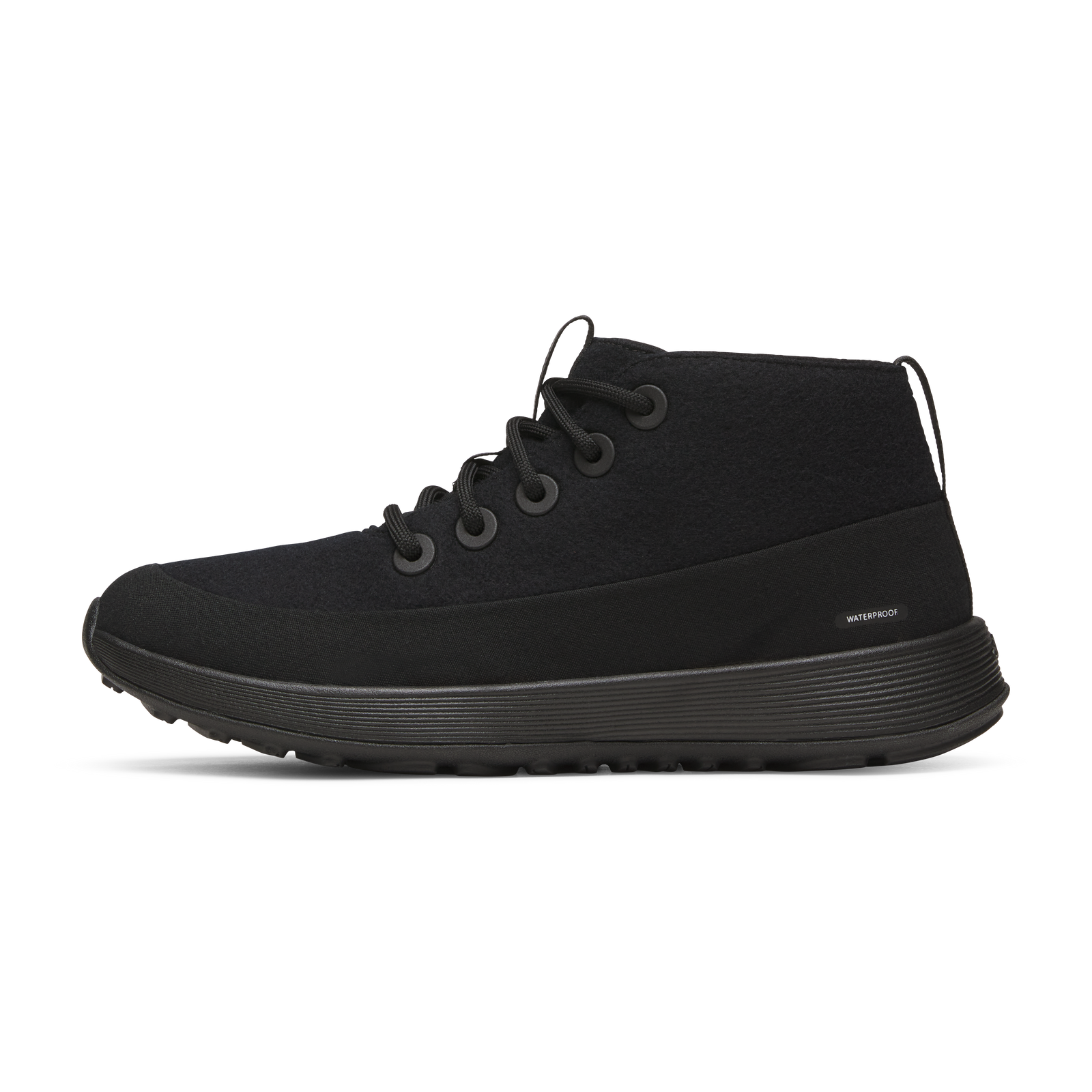 Men's Wool Runner NZ Mid Waterproof - Natural Black (Natural Black Sole)