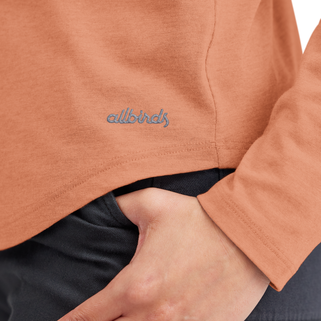 Women's Soft Merino Long Sleeve Tee - Sienna Blush