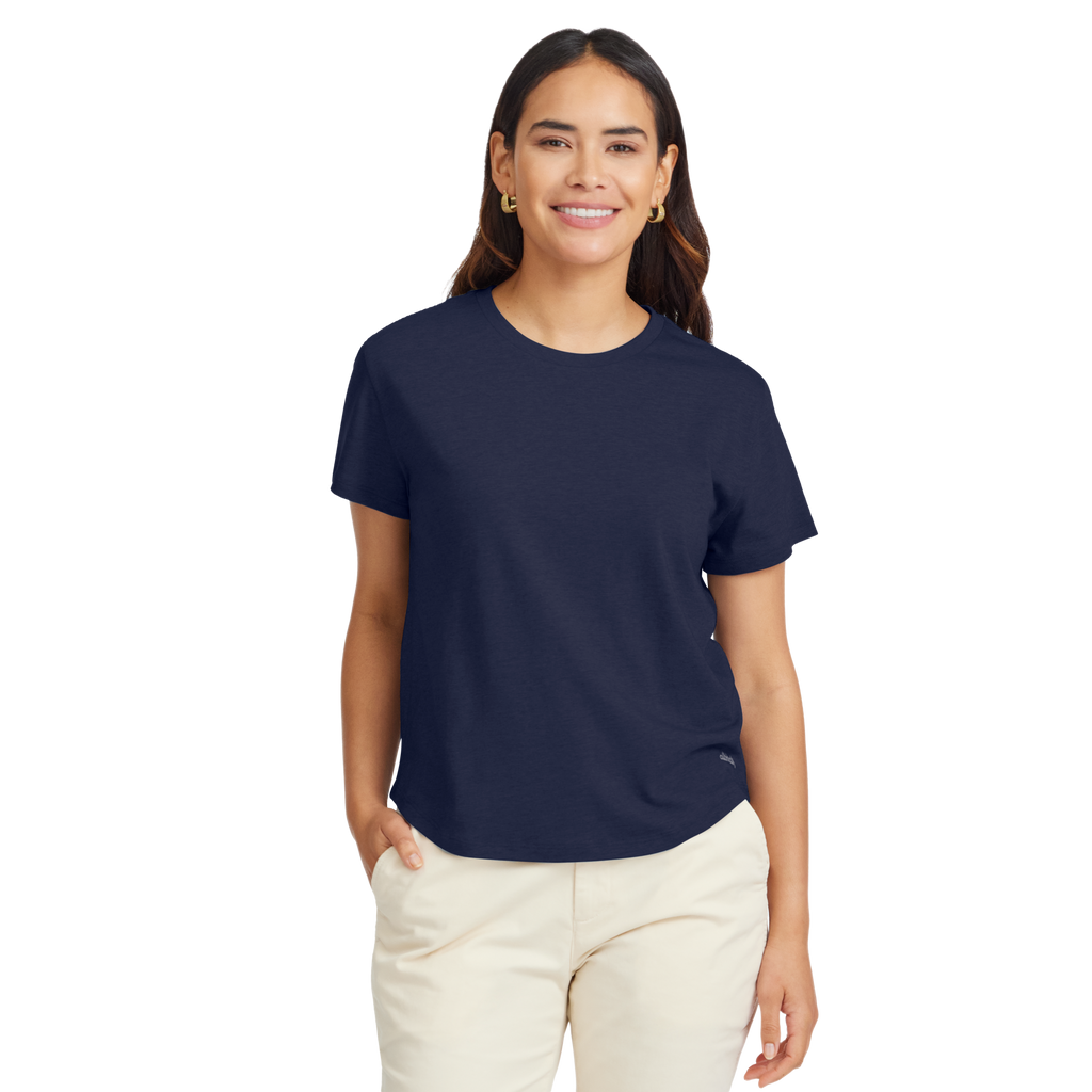 Women's Soft Merino Tee - Deep Navy