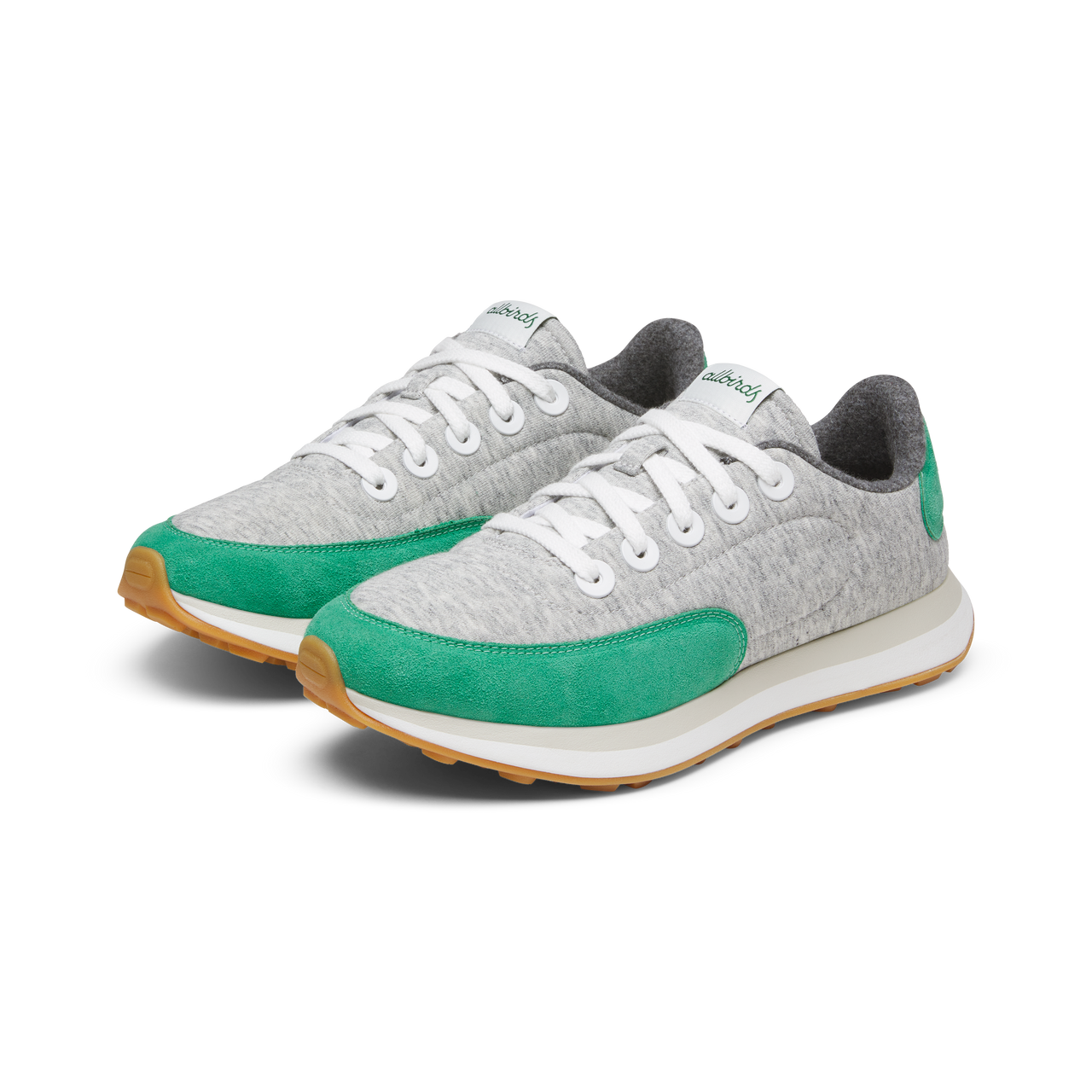 Men's Varsity Jersey - Light Grey/Verdant Green (Blizzard Sole)