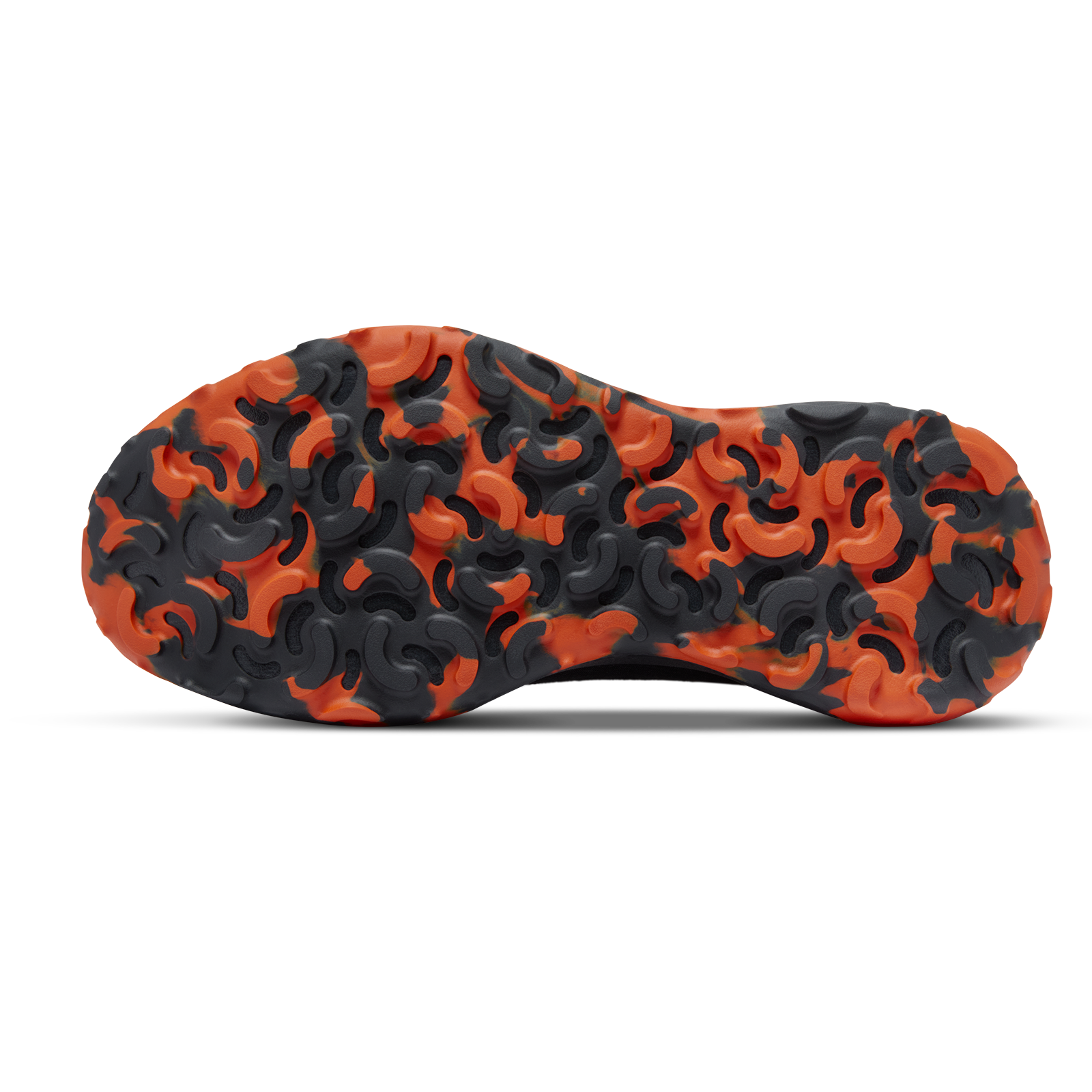 Women's Trail Runner - Natural Black (Buoyant Orange Sole)