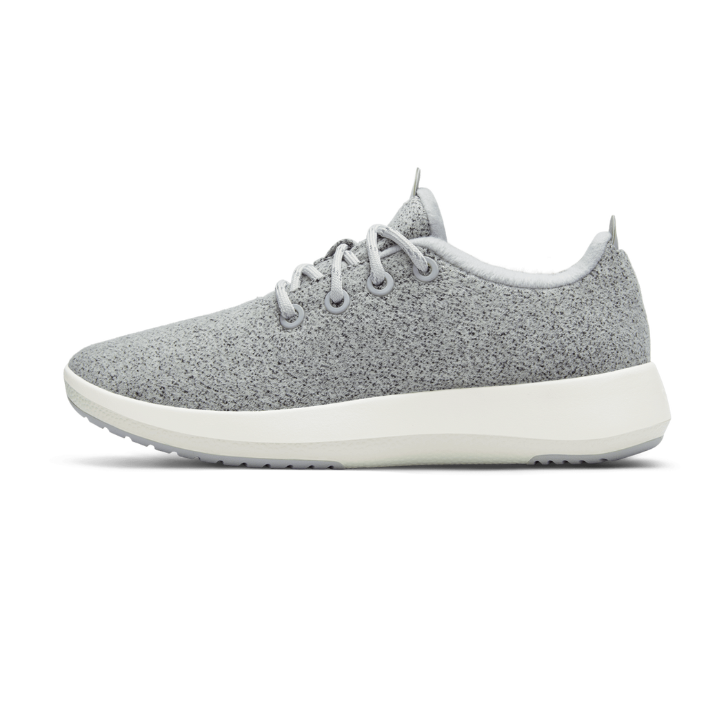 Allbirds WOOL RUNNERS - Sneakers basse - natural black/blu Allbirds WOOL RUNNERS - Sneakers basse - natural black/blu