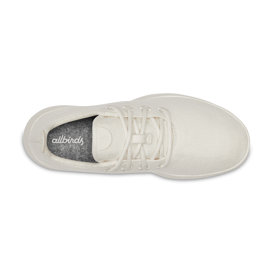 Women's Wool Runner - Natural White 2 (Cream Sole)