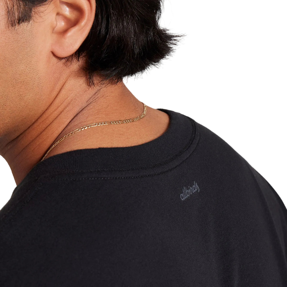 Men's Allgood Organic Cotton Long Sleeve Tee - Natural Black