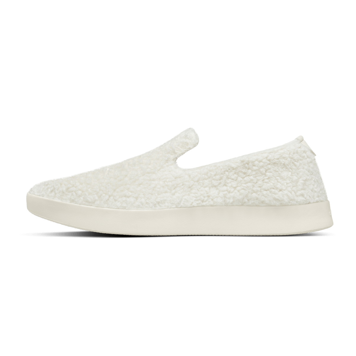Women's Wool Lounger Fluff - Natural White (Cream Sole)