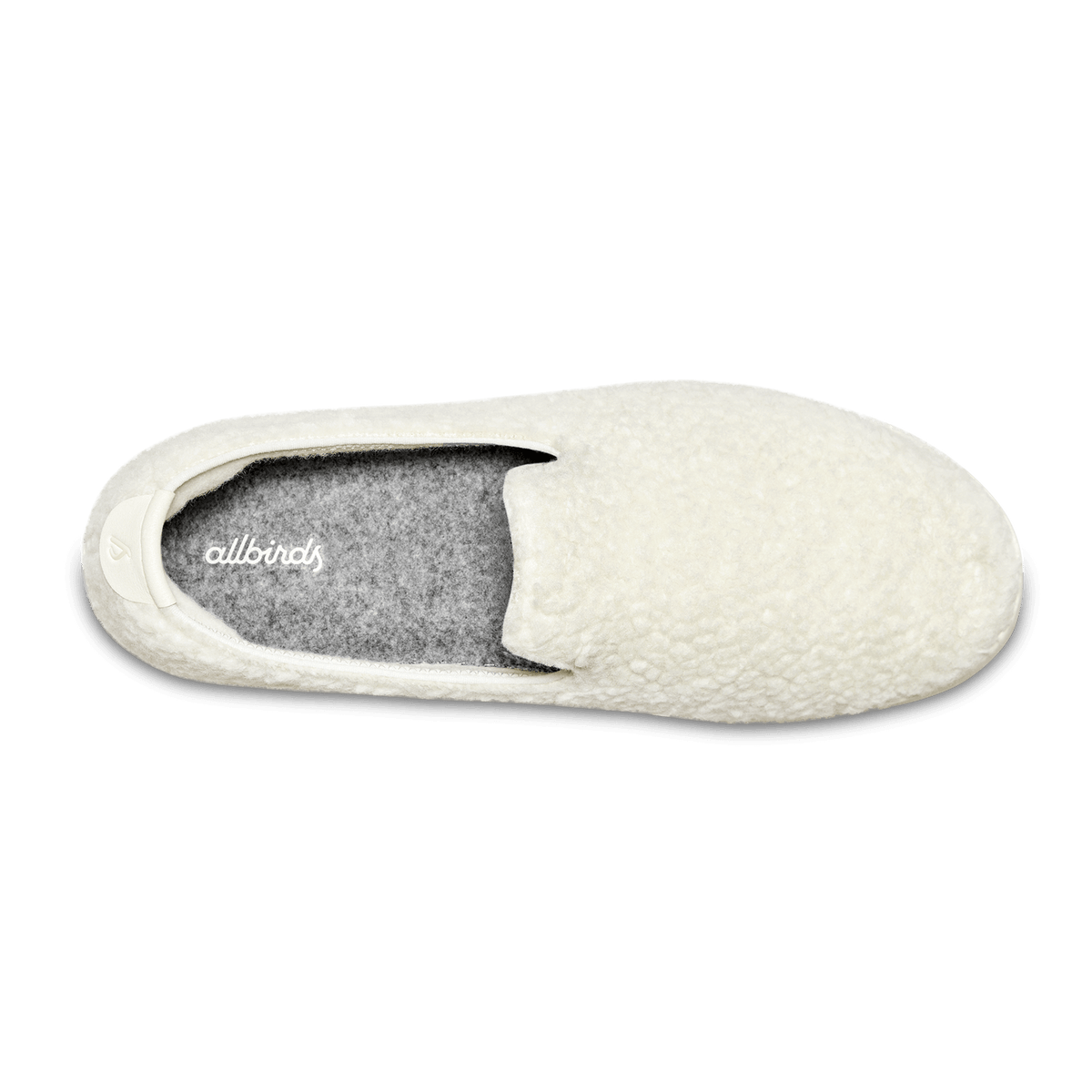 Women's Wool Lounger Fluff - Natural White (Cream Sole)