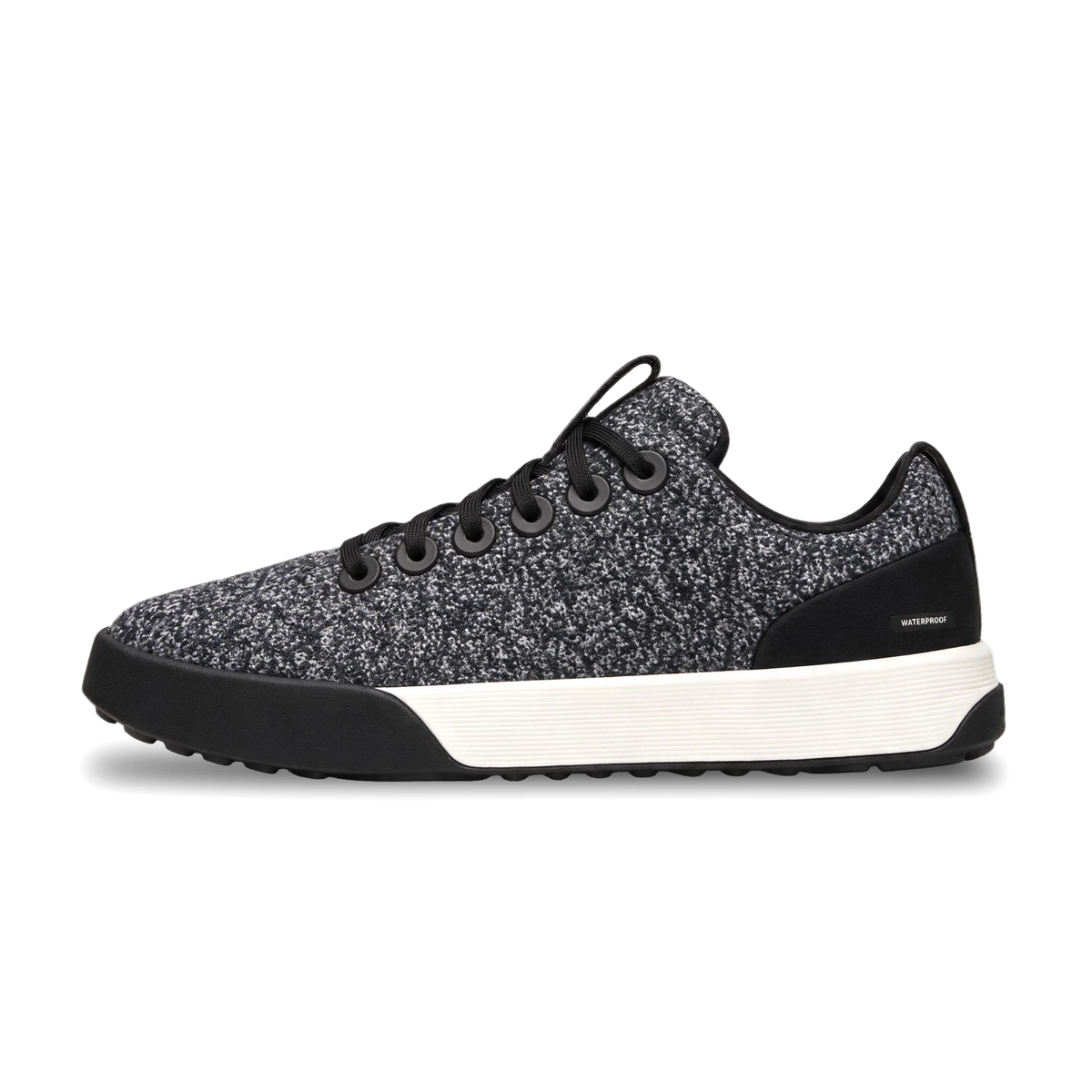 Men's Wool Cruiser Waterproof - Natural Black (Natural White Sole)