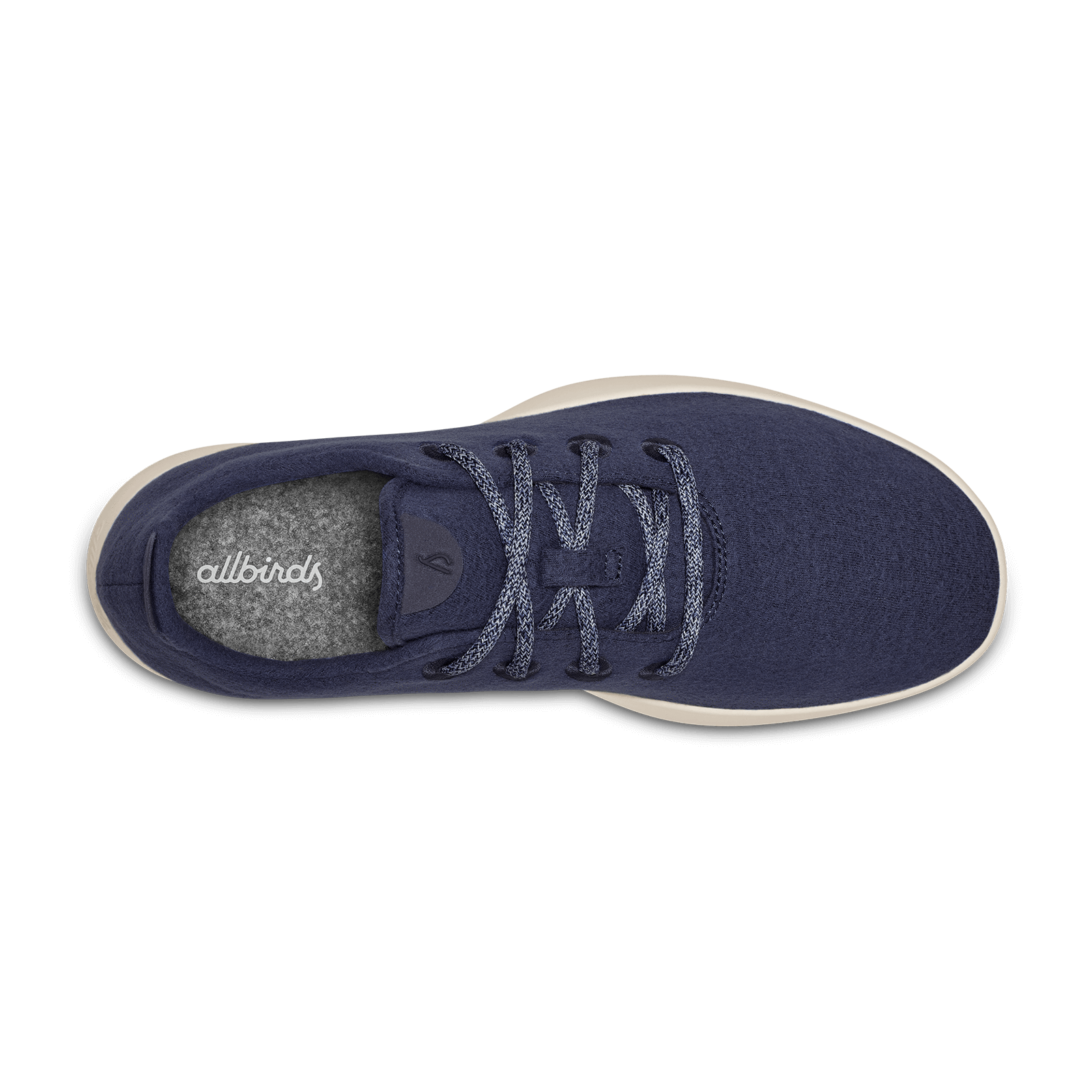 Women's Wool Runner - Tuke Midnight (Cream Sole)