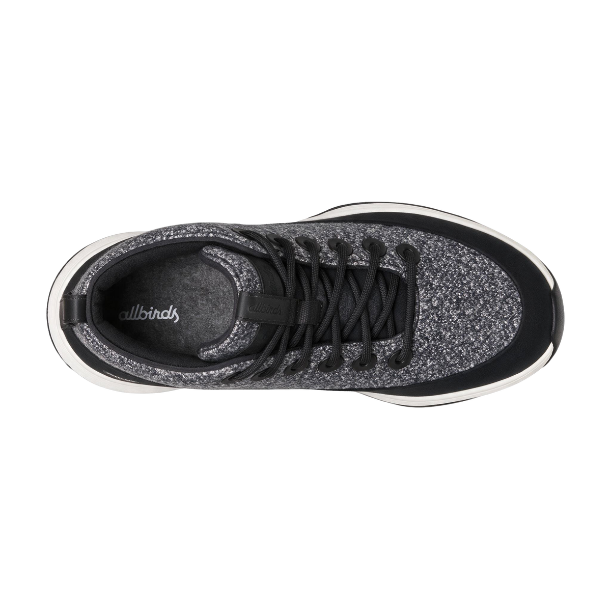 Women's Wool Runner NZ Mid Waterproof - Natural Black (Natural White Sole)