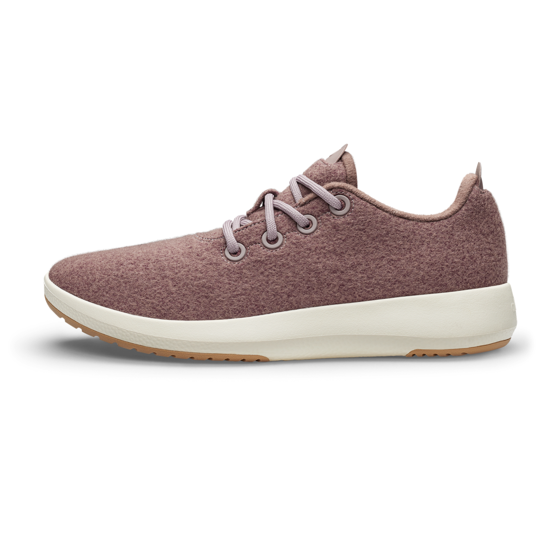 Women's Wool Runner Mizzles - Stormy Mauve (Natural White Sole)