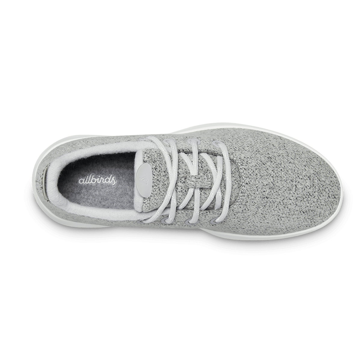 Women's Wool Runner Mizzles - Light Grey (Natural White Sole) - 1